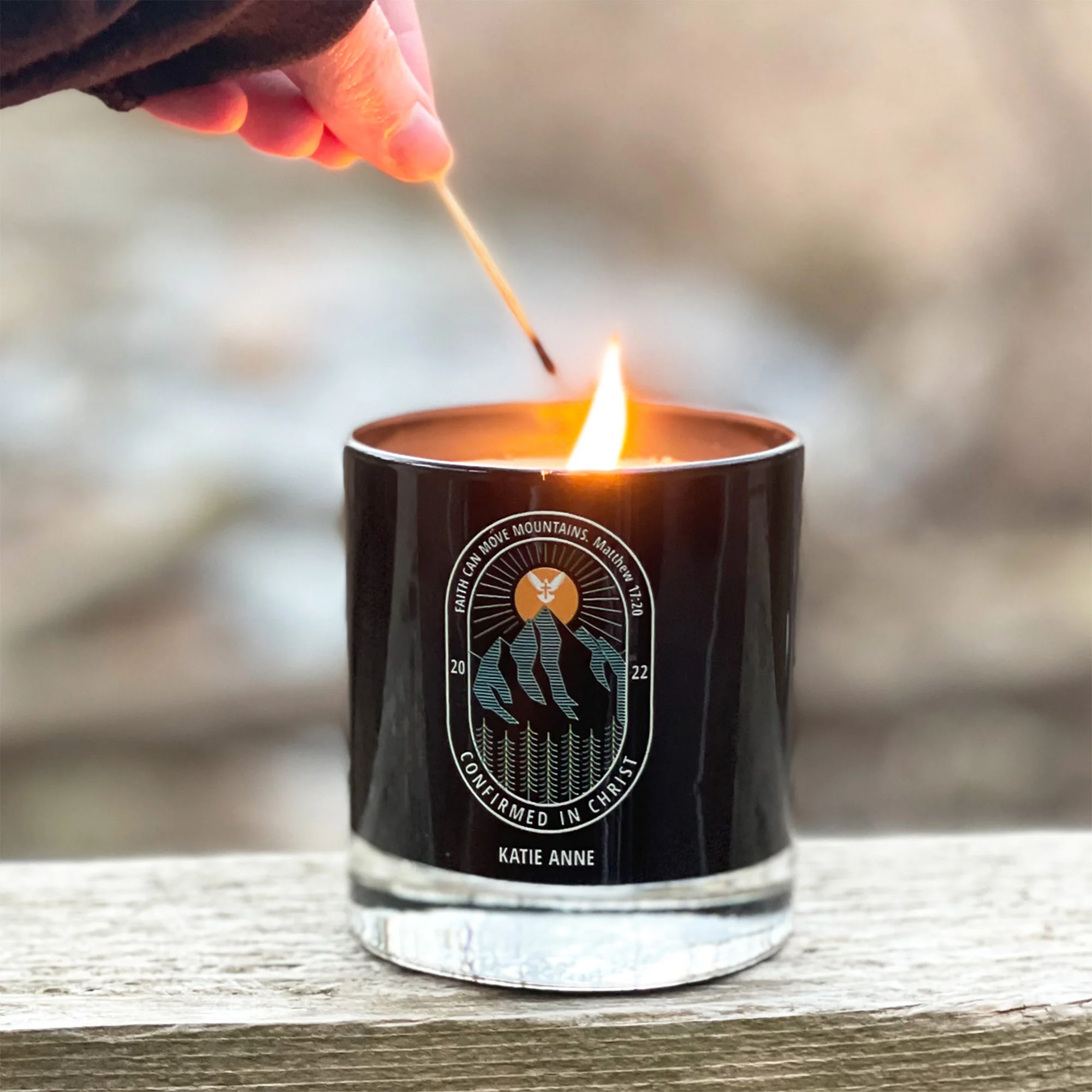 Personalized Confirmation Adventure Candle - Image 4