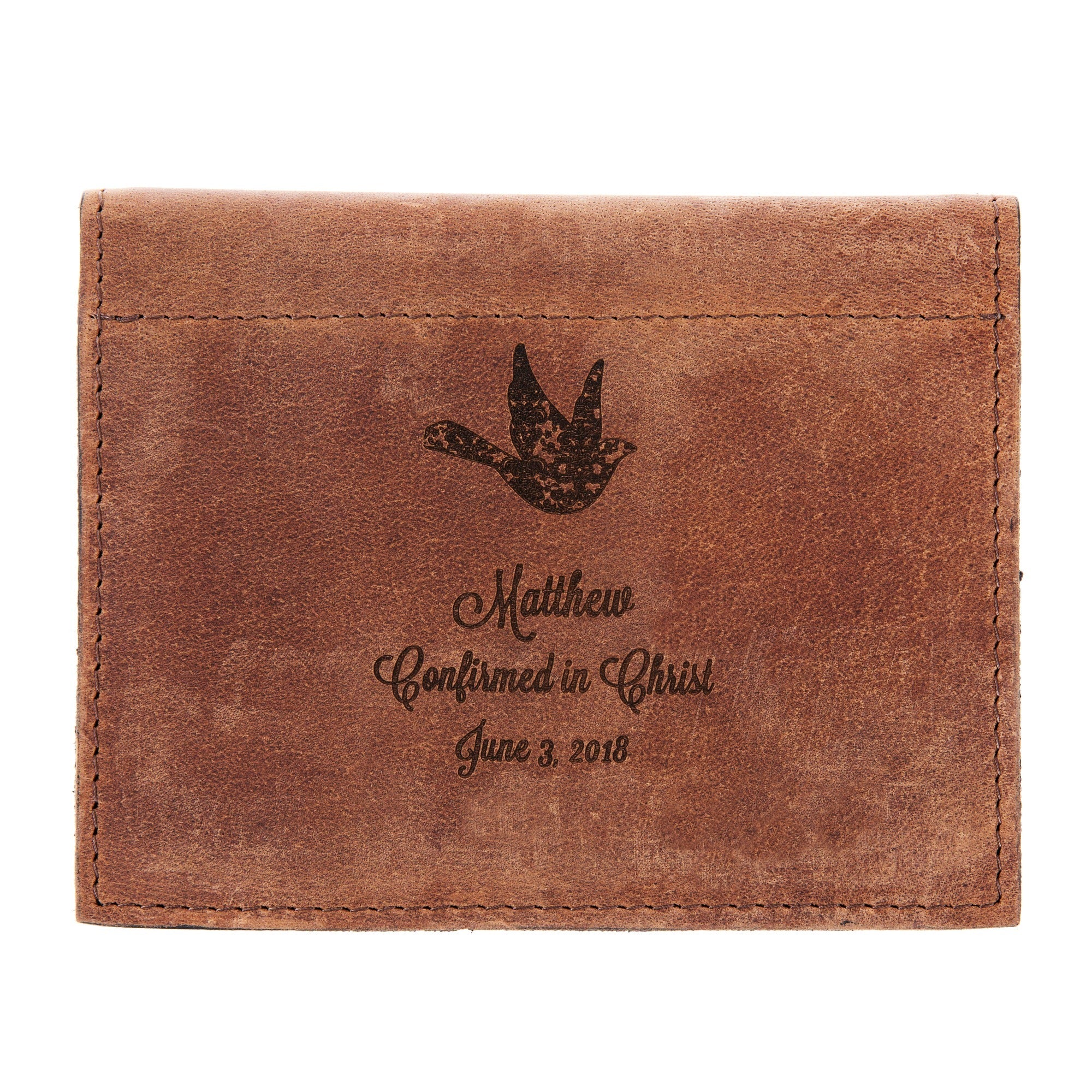 Personalized Confirmation Prayer Card Holder - Image 2