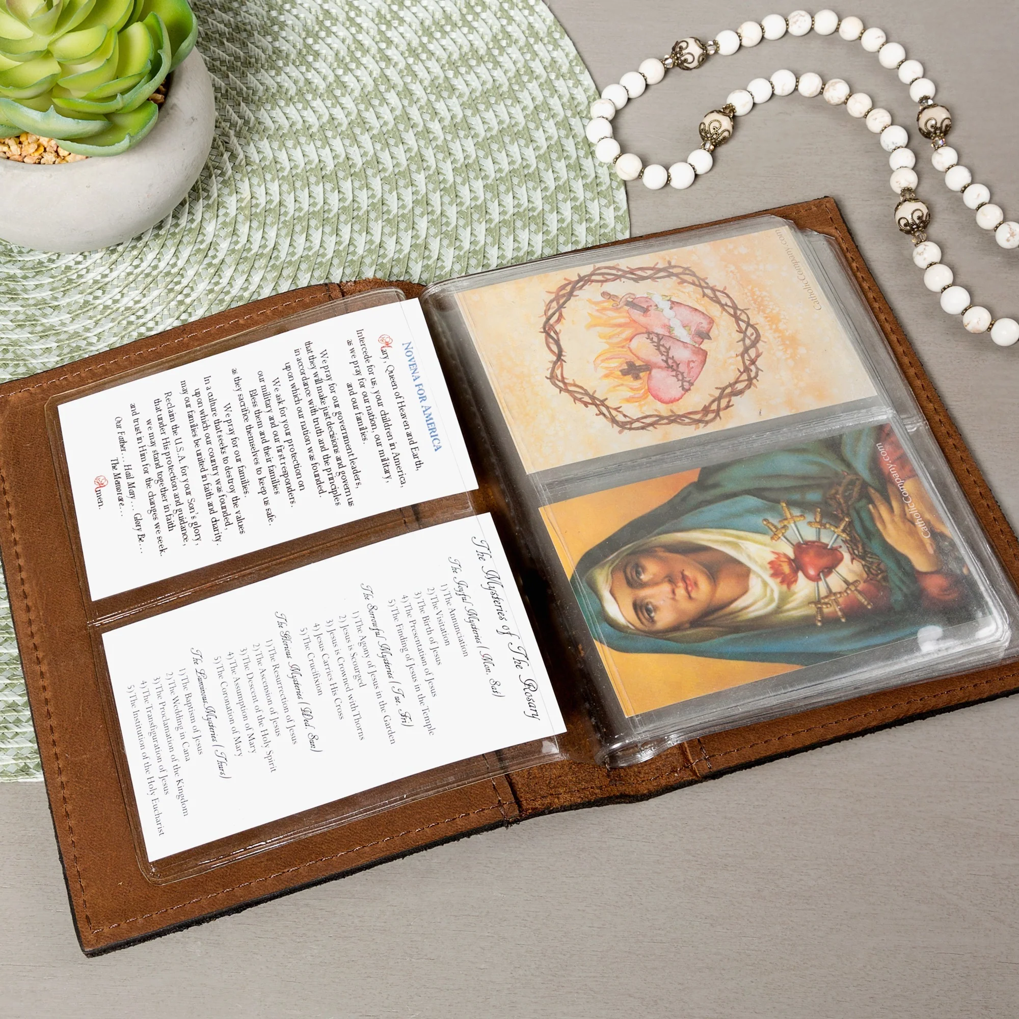 Personalized Confirmation Prayer Card Holder - Image 4