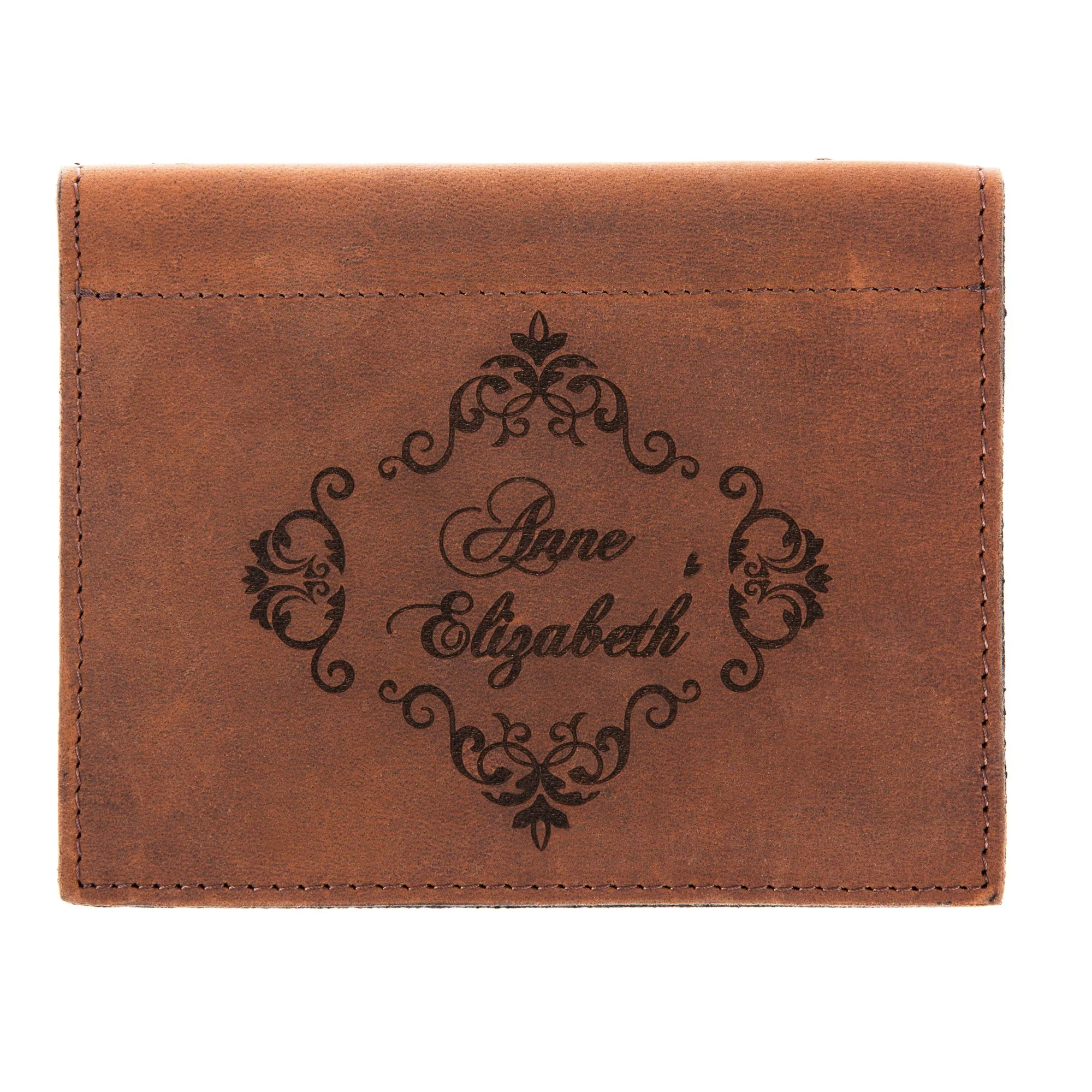 Personalized Damask Prayer Card Holder - Image 2