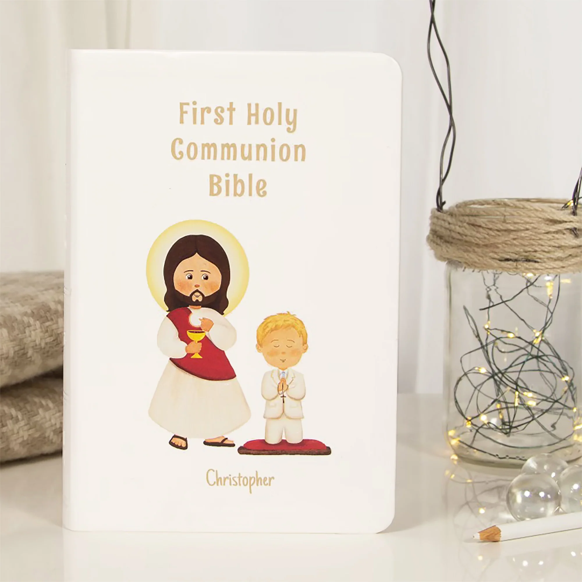Personalized First Communion Bible for Boys - Image 5