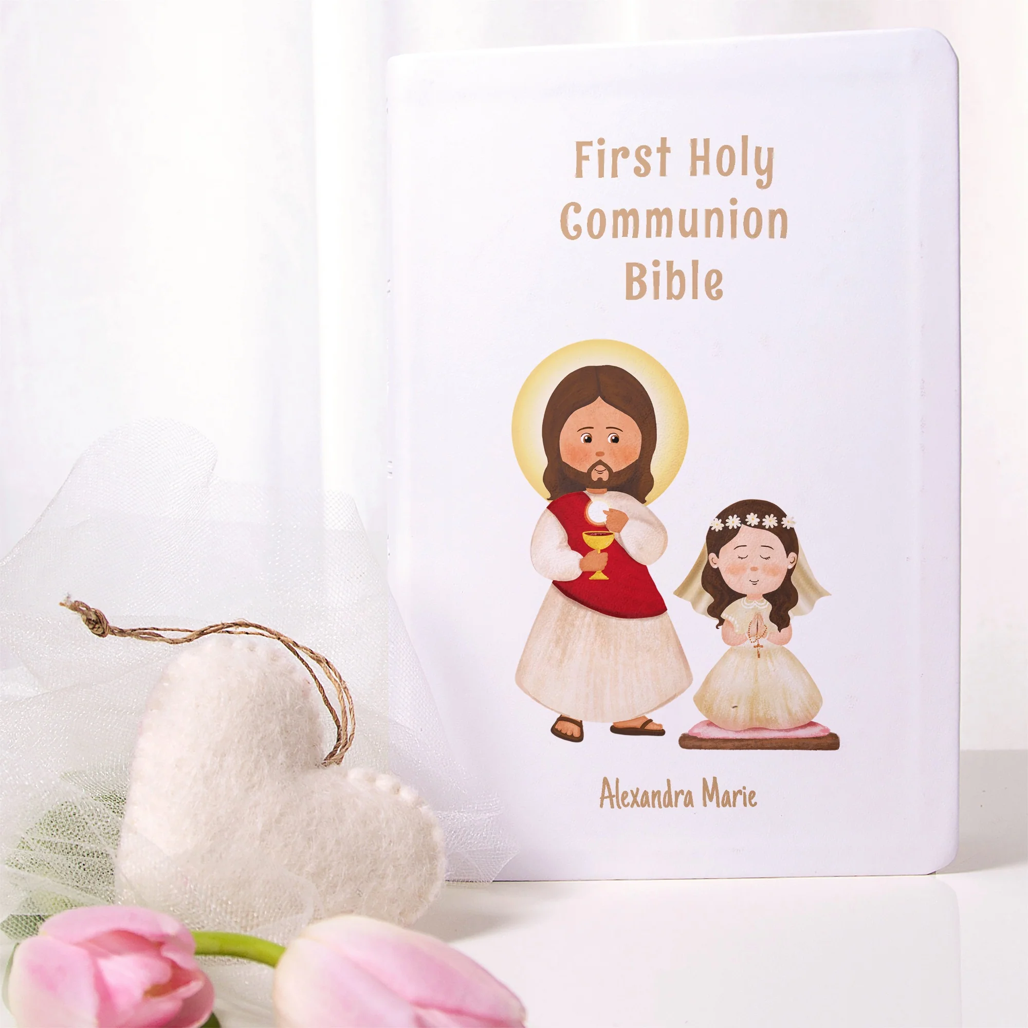 Personalized First Communion Bible For Girls - Image 3