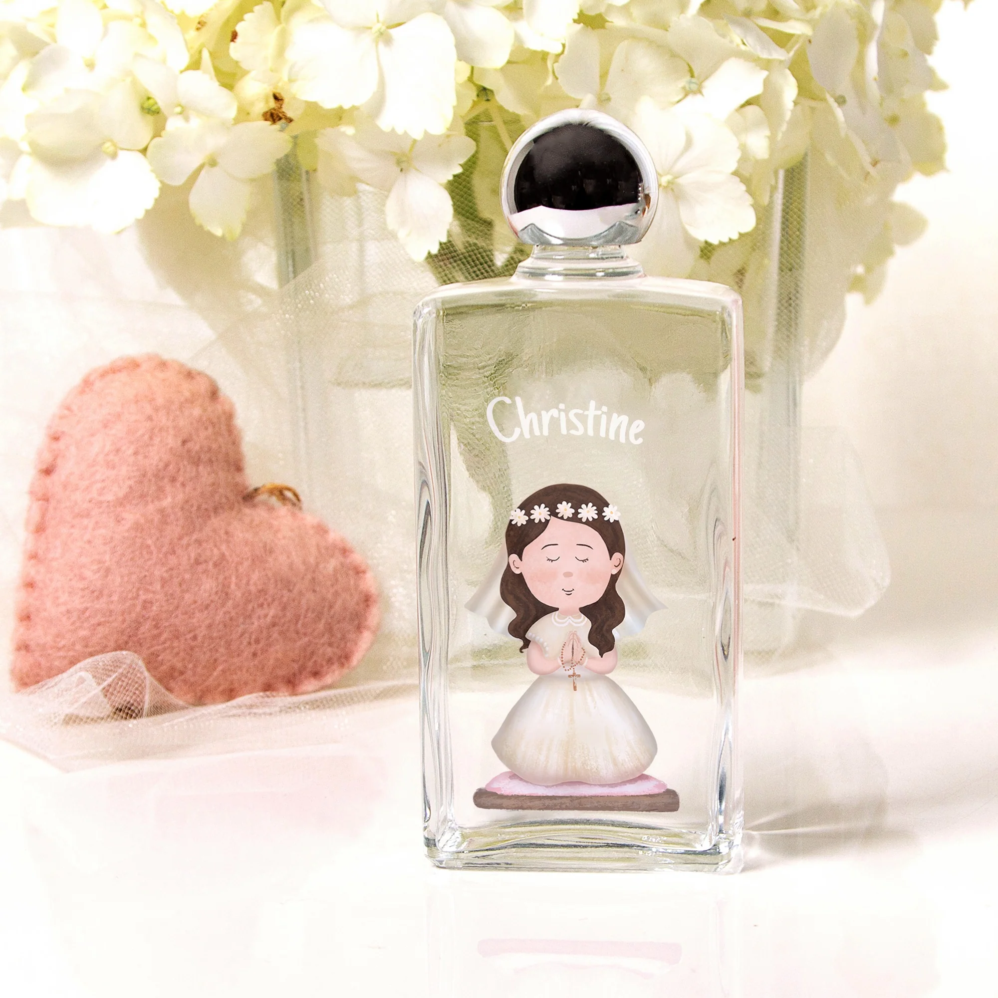 Personalized First Communion Holy Water Bottle For Girls - Image 9