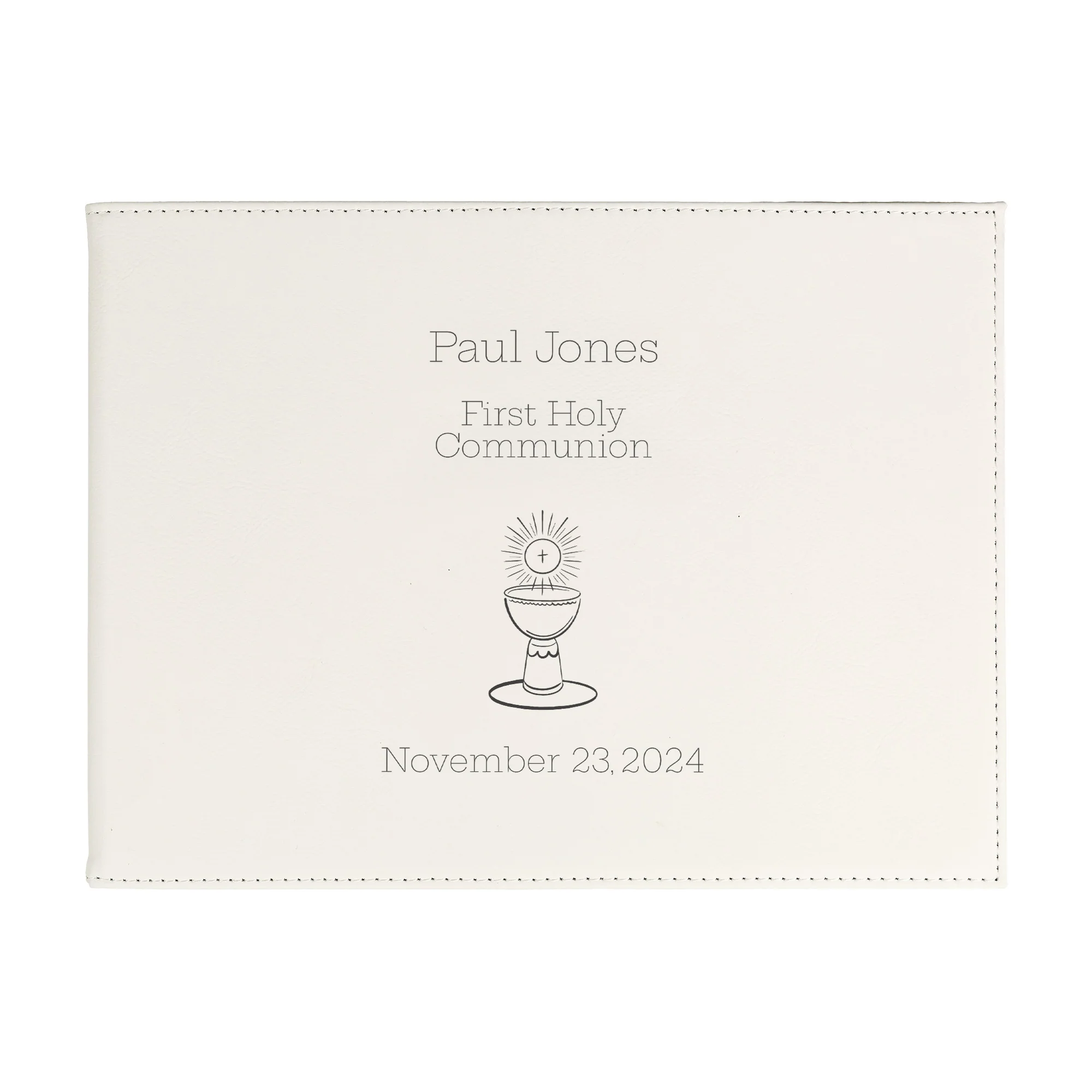 Personalized First Holy Communion Keepsake Certificate Holder - Image 2