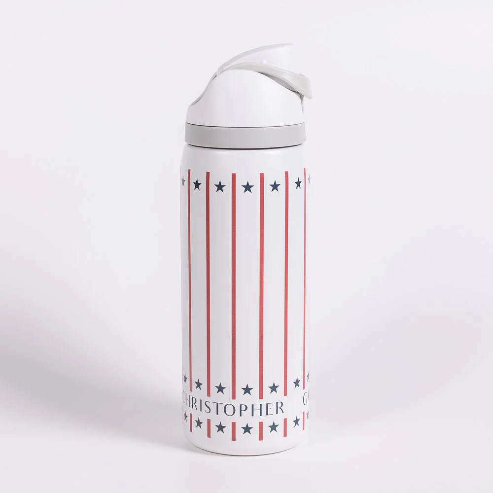 Personalized God Bless America Water Bottle - Image 5