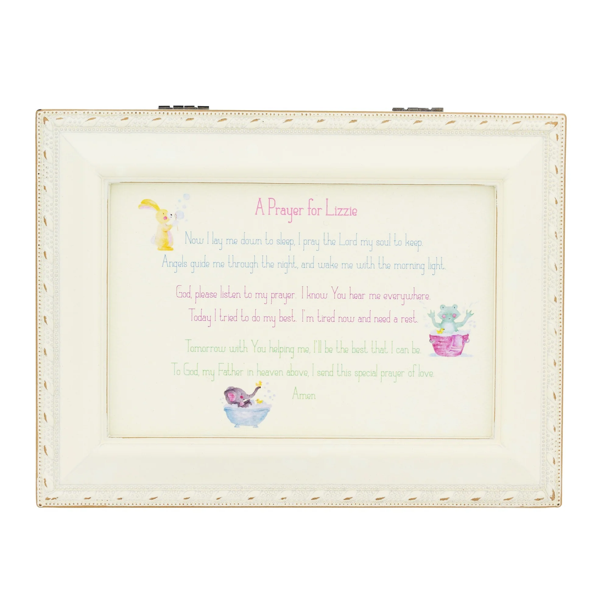Personalized Good Night Prayer Music Box - Girl - Image 2