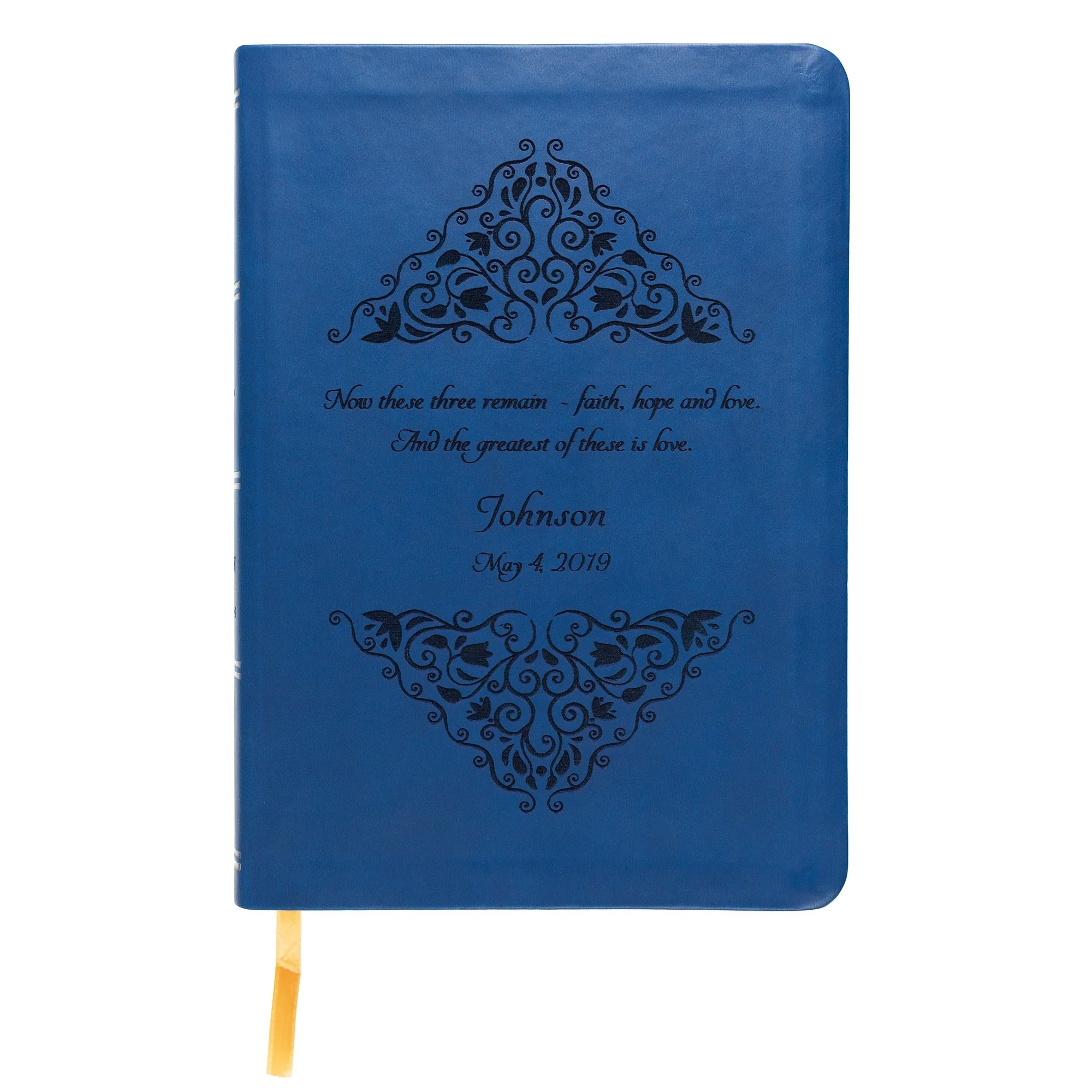 Personalized Greatest is Love Wedding Bible - Image 5
