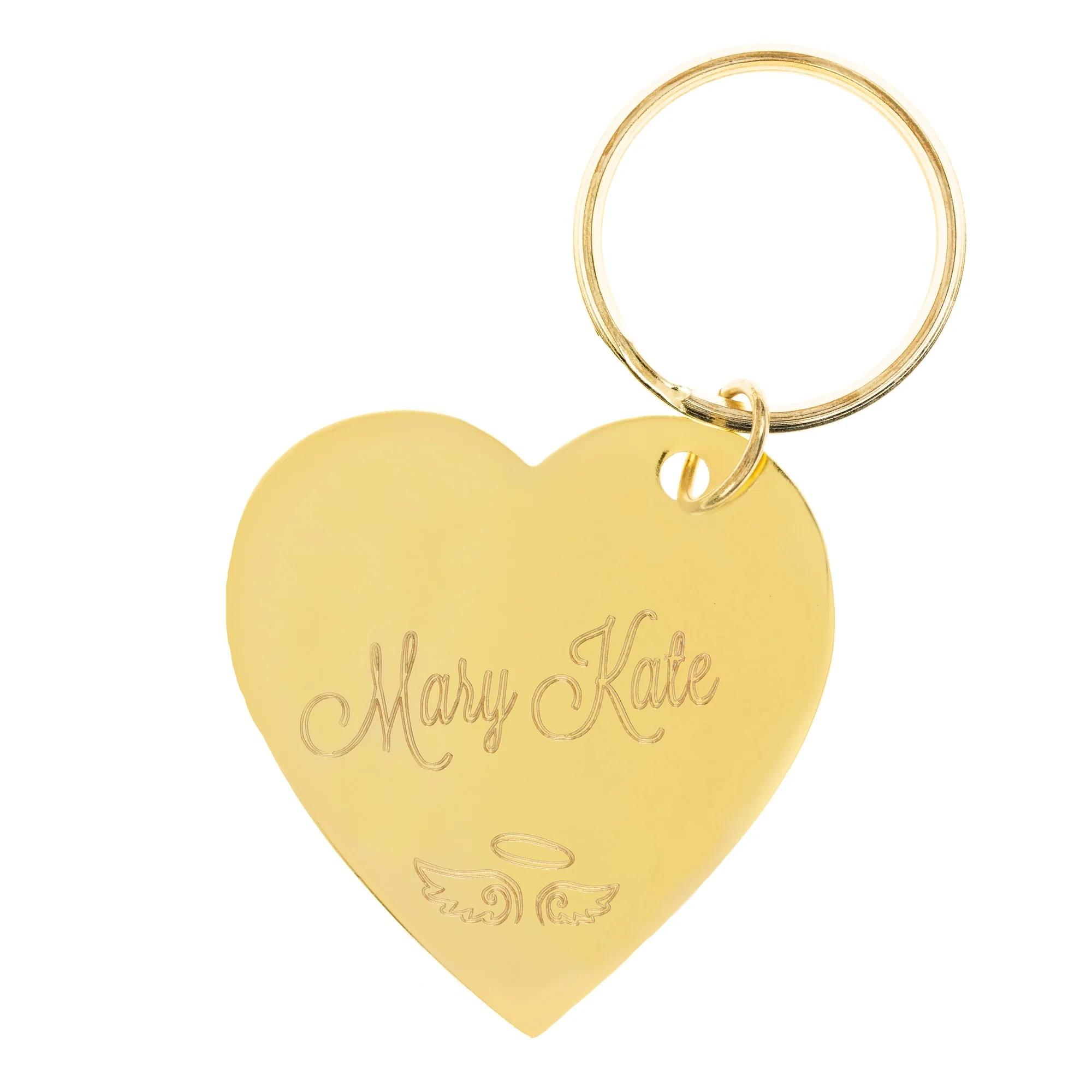 Personalized Guardian Angel Keychain - Image 3