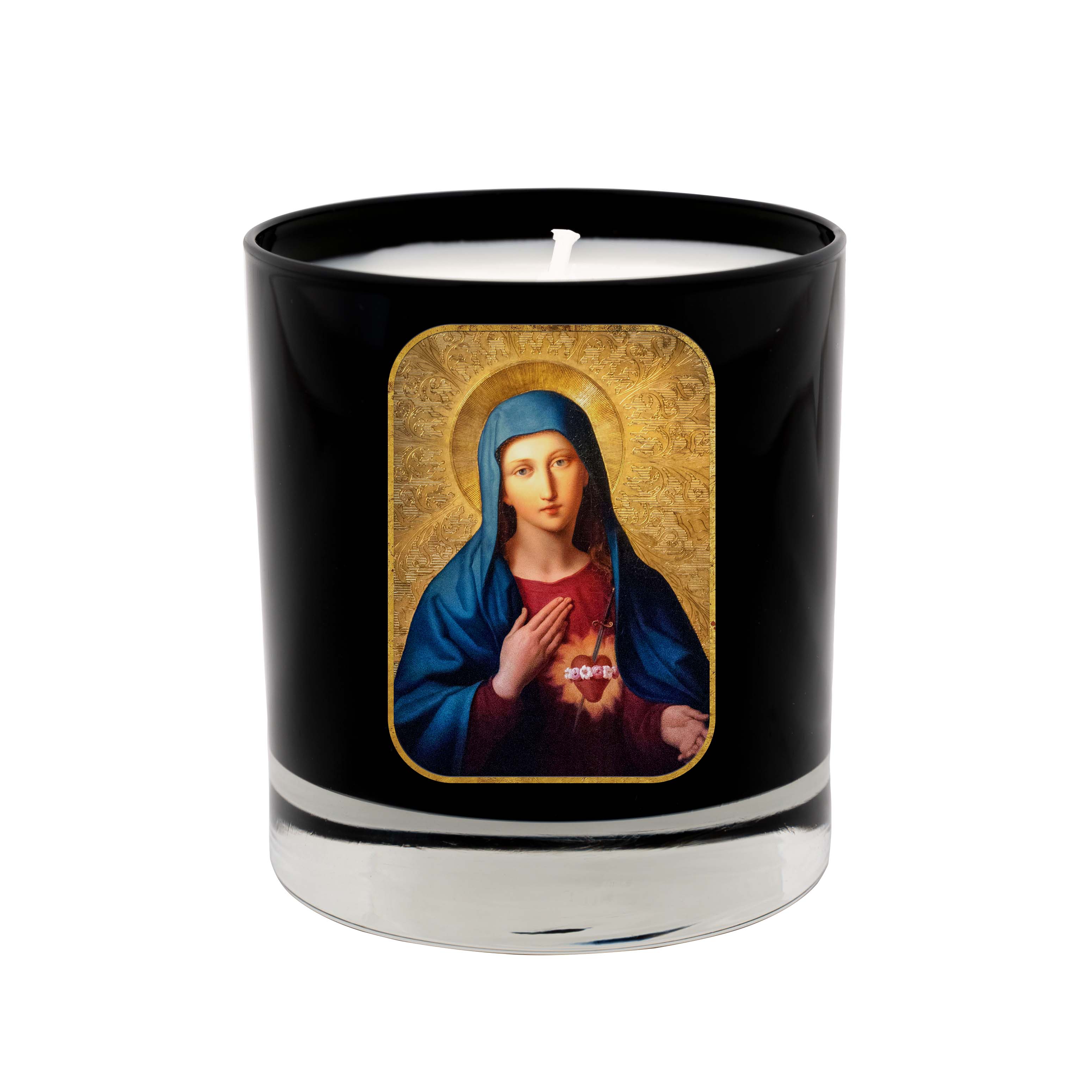 Personalized Immaculate Heart of Mary Candle - Image 3