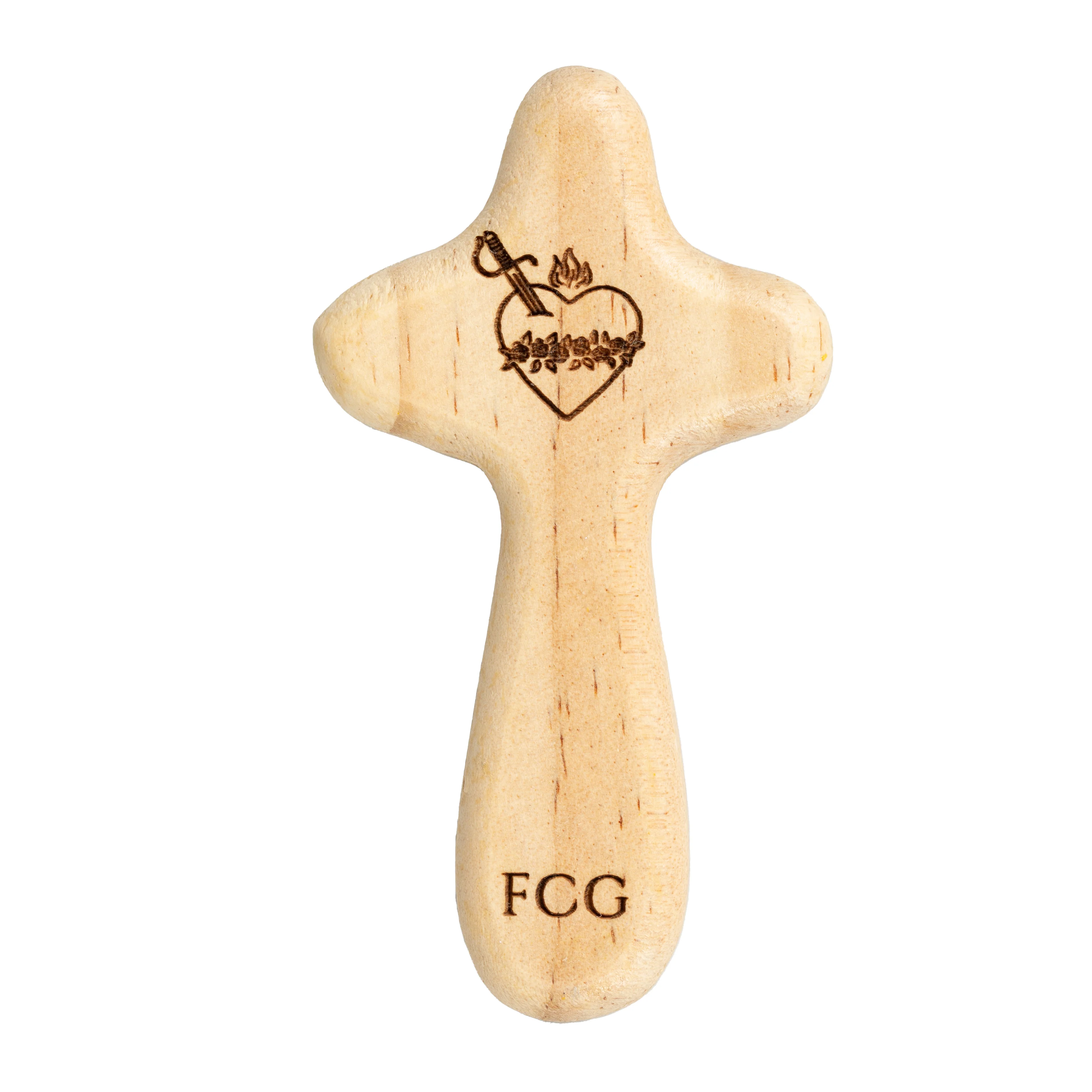 Personalized Immaculate Heart of Mary Comfort Cross - Image 2