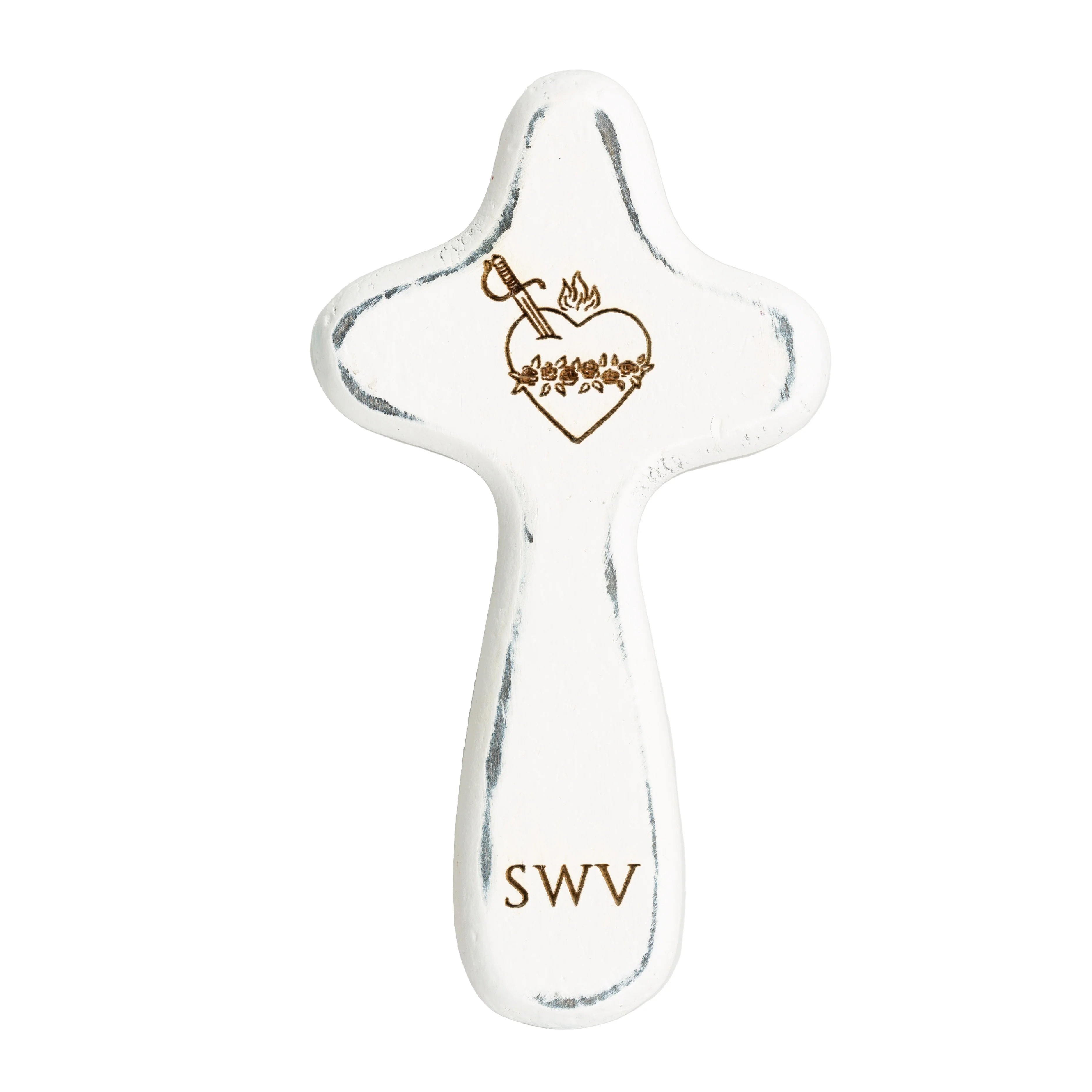 Personalized Immaculate Heart of Mary Comfort Cross - Image 6