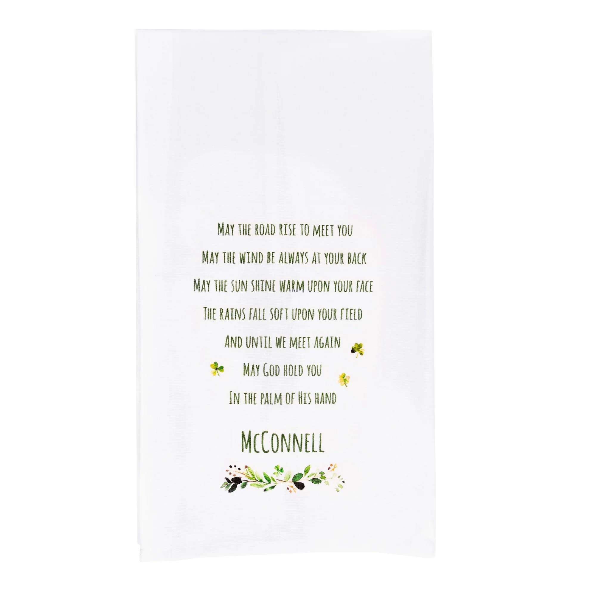 Personalized Irish Blessing Dish Towel - Image 2