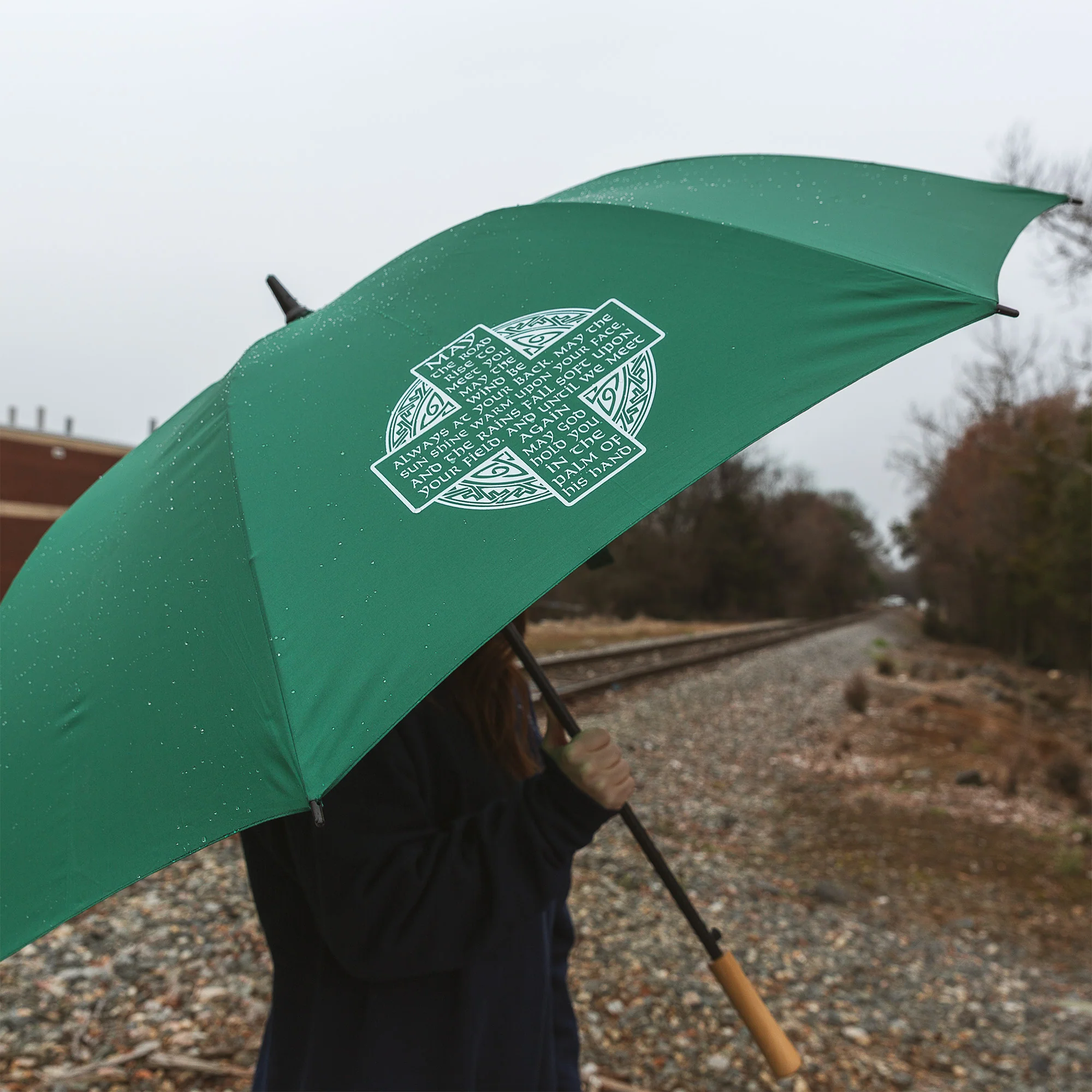 Personalized Irish Blessing Umbrella - Image 2