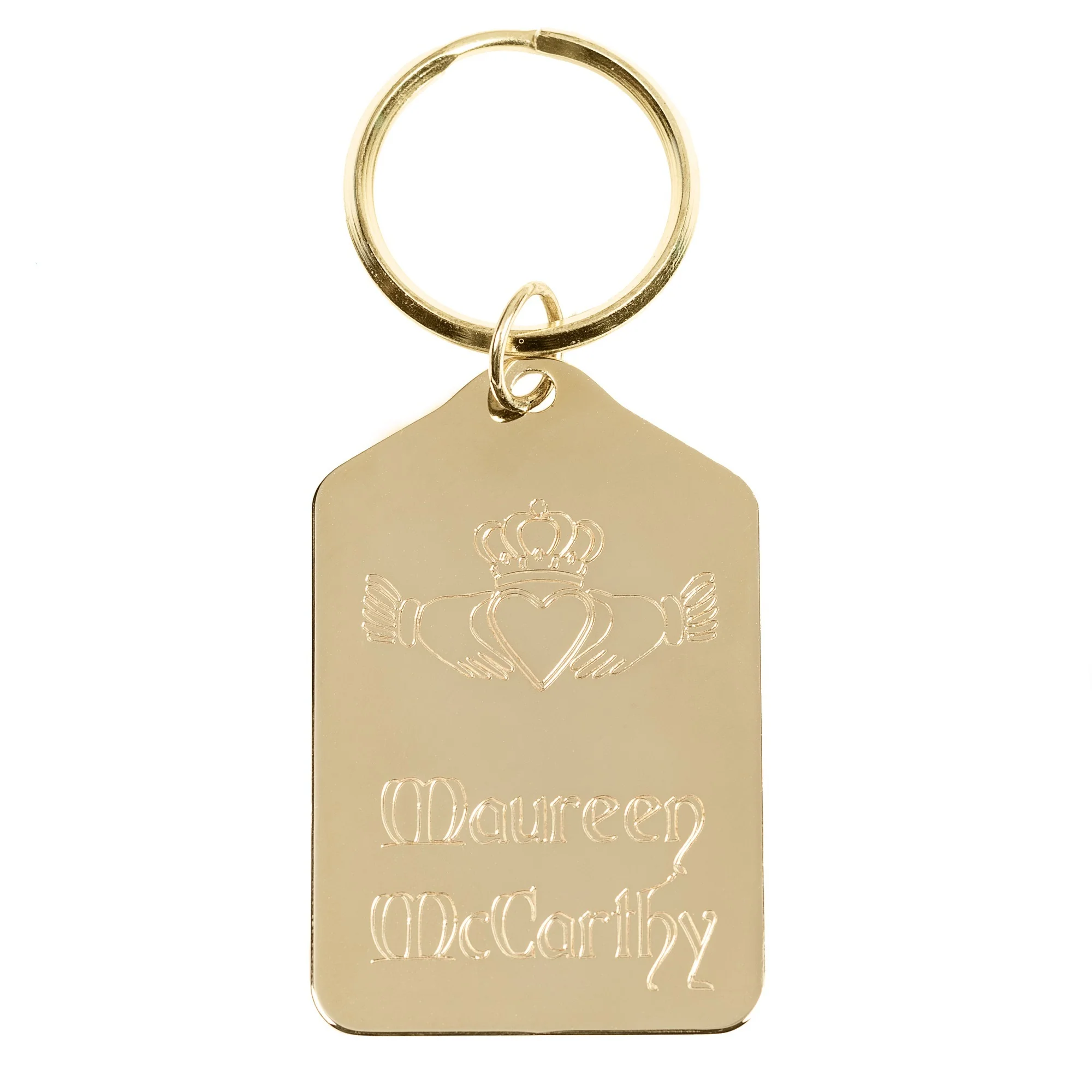 Personalized Irish Claddagh Keychain - Image 2