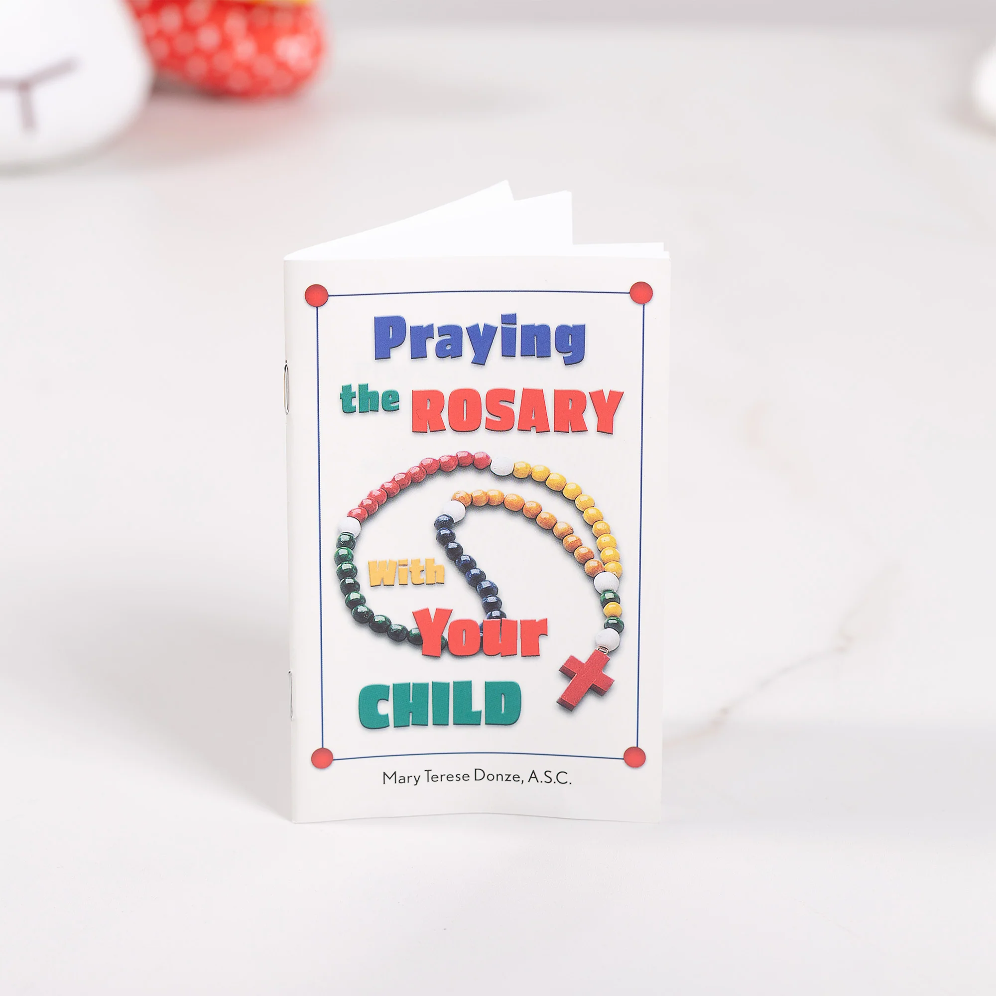 Personalized Kiddie Rosary Gift Set in White Rosary Box - Image 5