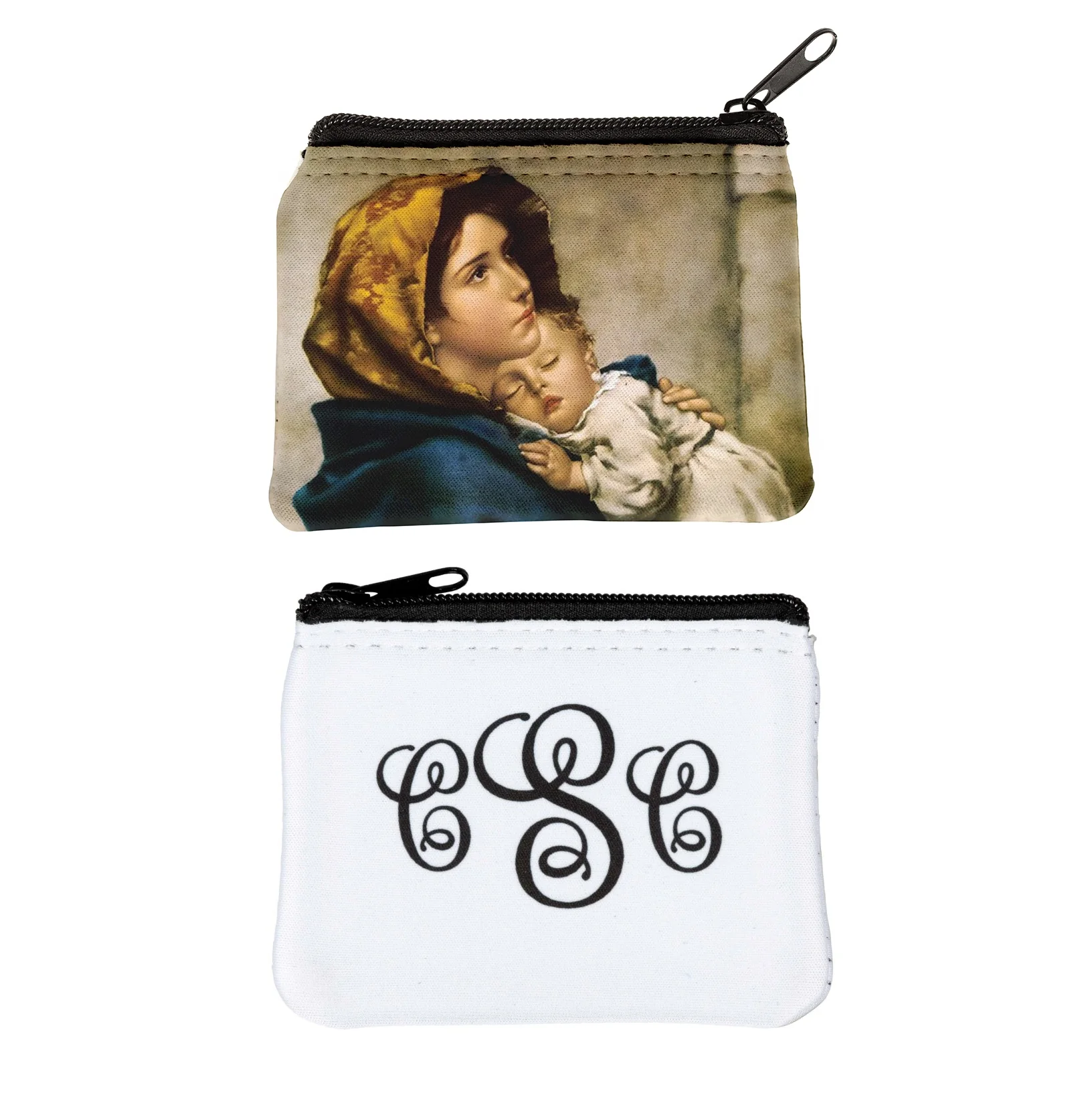 Personalized Madonna of the Streets Rosary Pouch - Image 3