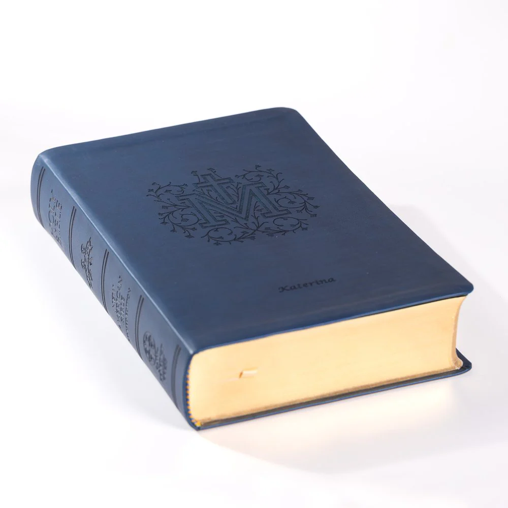 Personalized  Marian Cross Bible