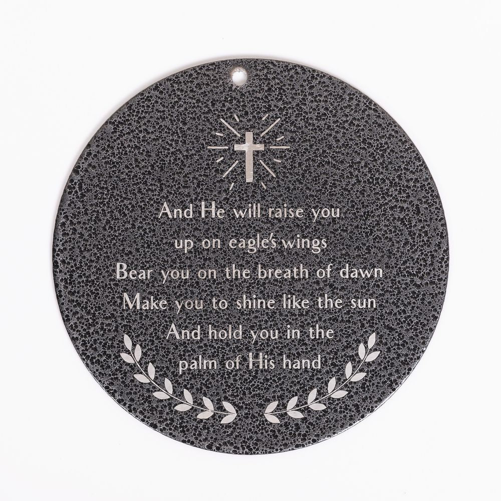 Personalized Memorial Eagle's Wings Wind Chimes - 30" - Image 5