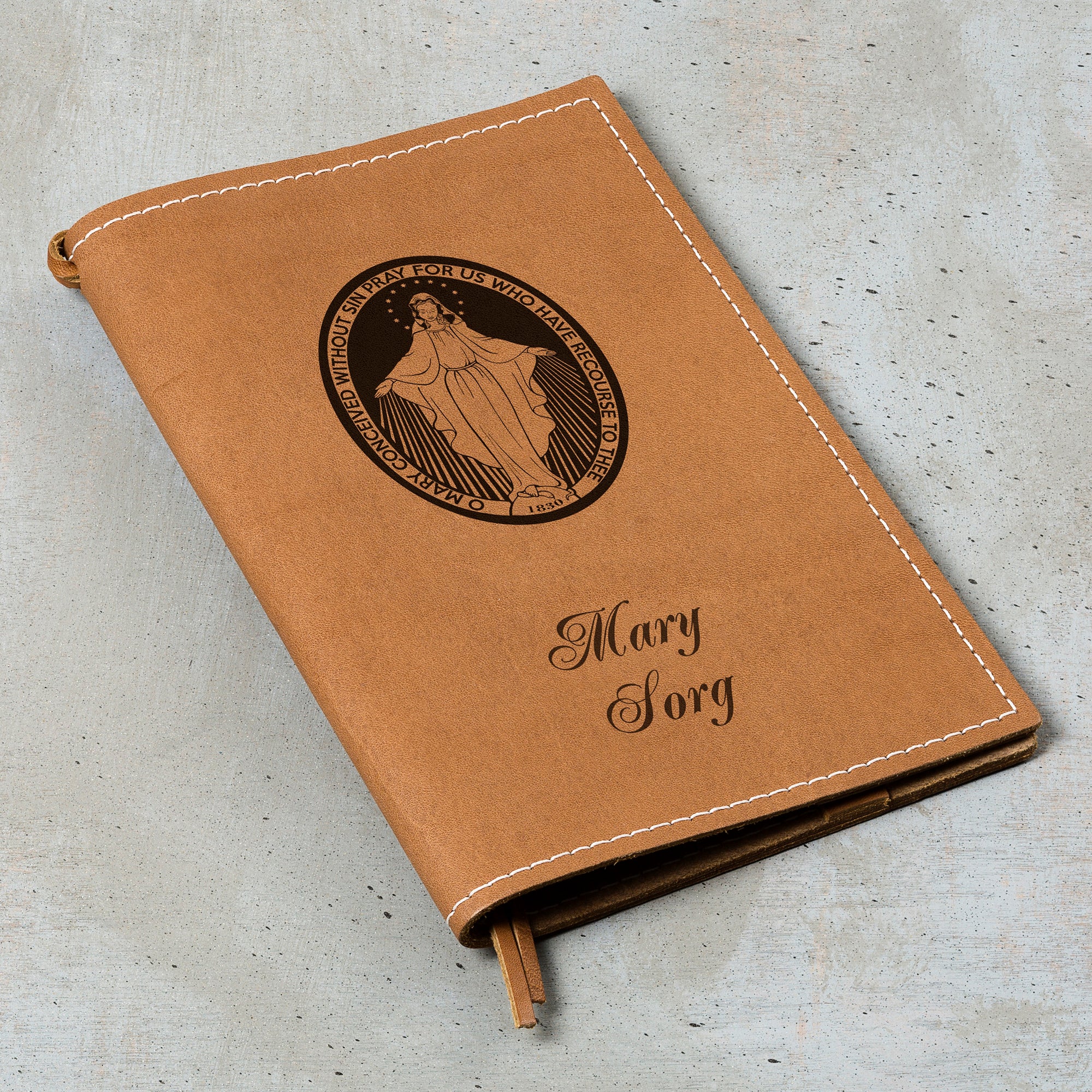 Personalized Miraculous Medal Magnificat Cover for Standard Print Monthly Edition