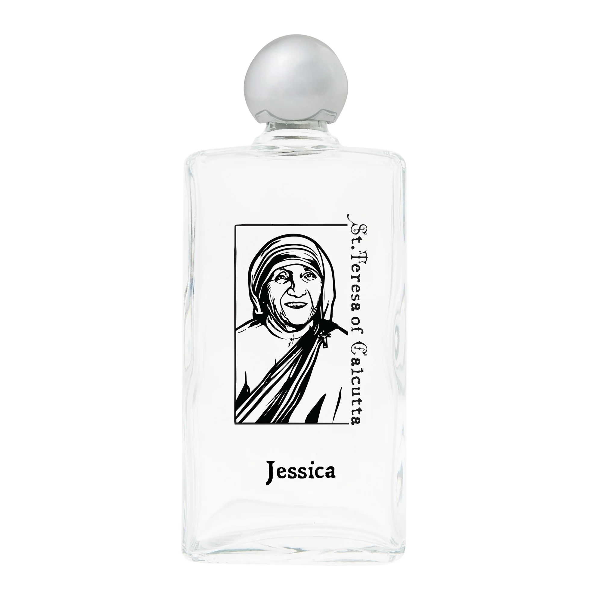 Personalized Mother Teresa Holy Water Bottle - Image 2