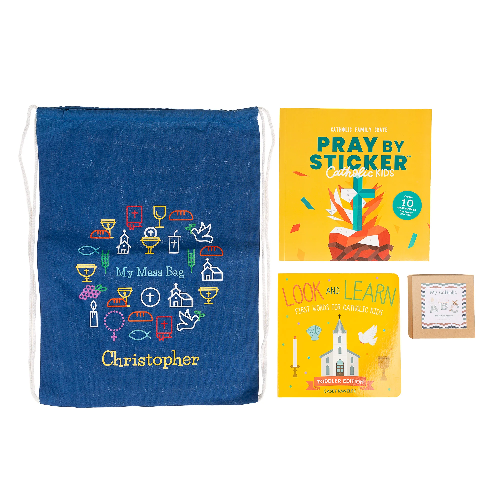 Personalized My Mass Bag Set for Kids Ages 4-6 - Image 2