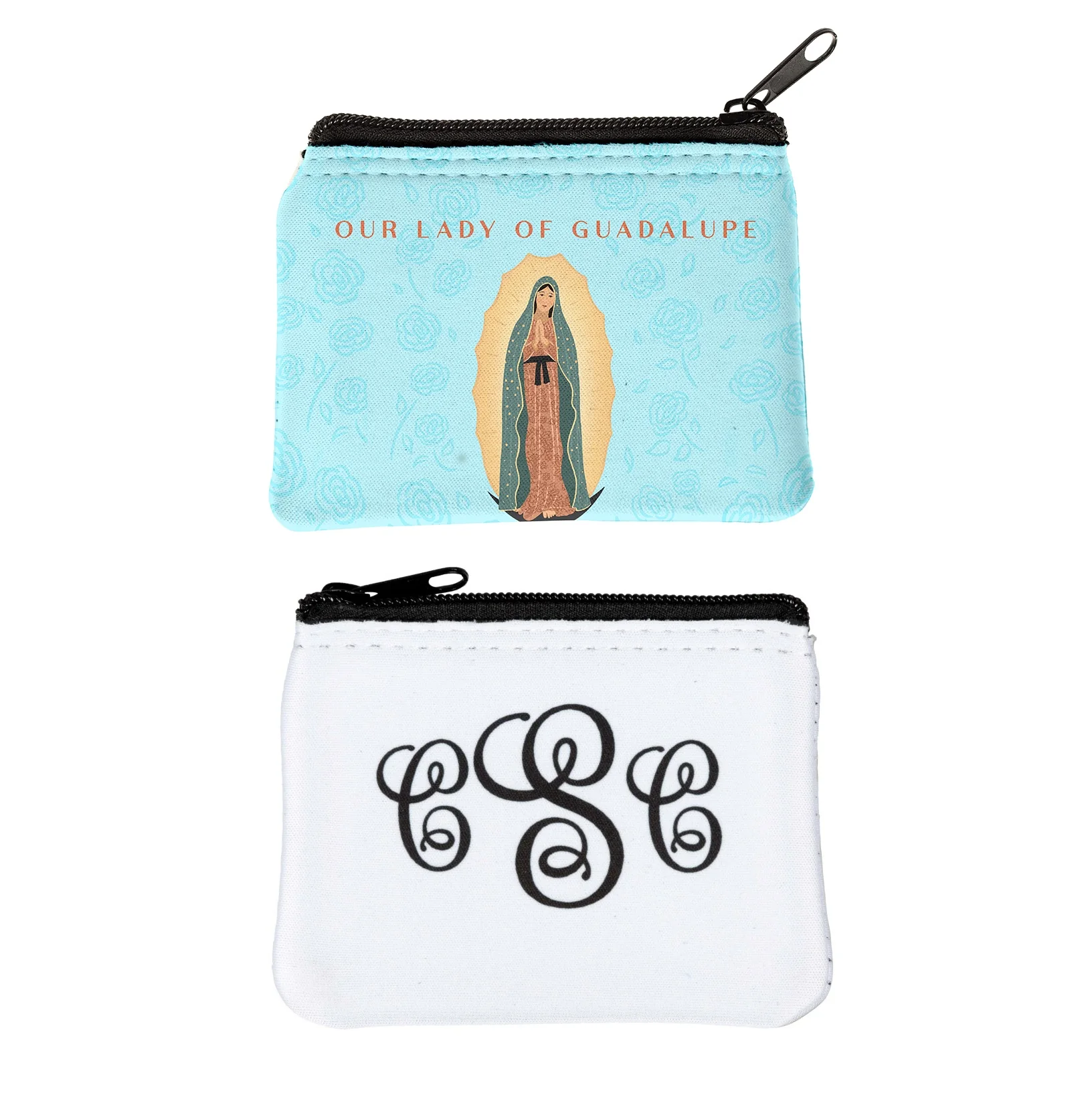 Personalized Our Lady of Guadalupe Rosary Pouch - Image 3