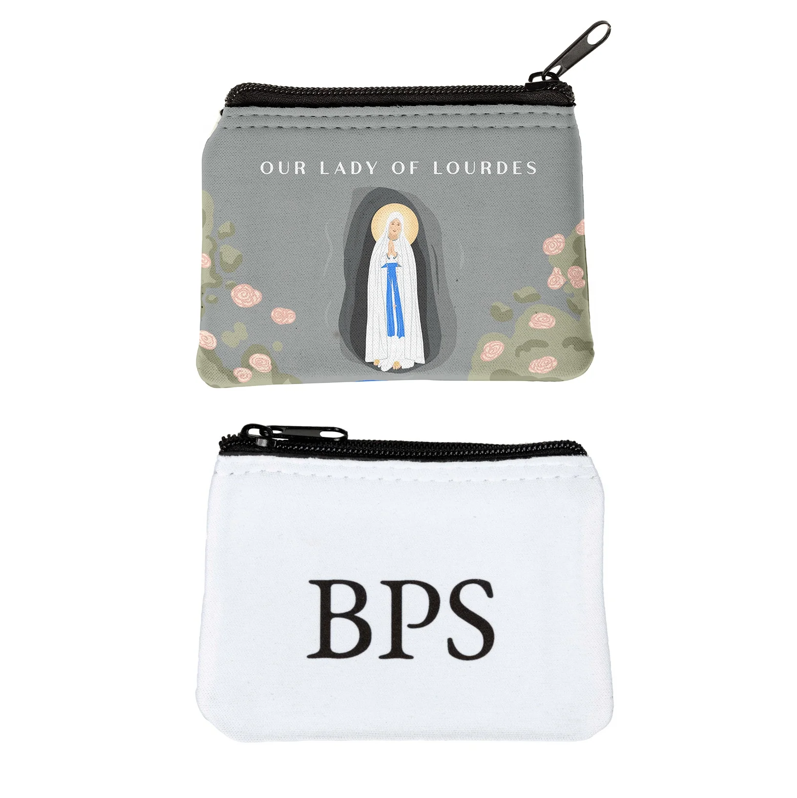 Personalized Our Lady of Lourdes Rosary Pouch - Image 2