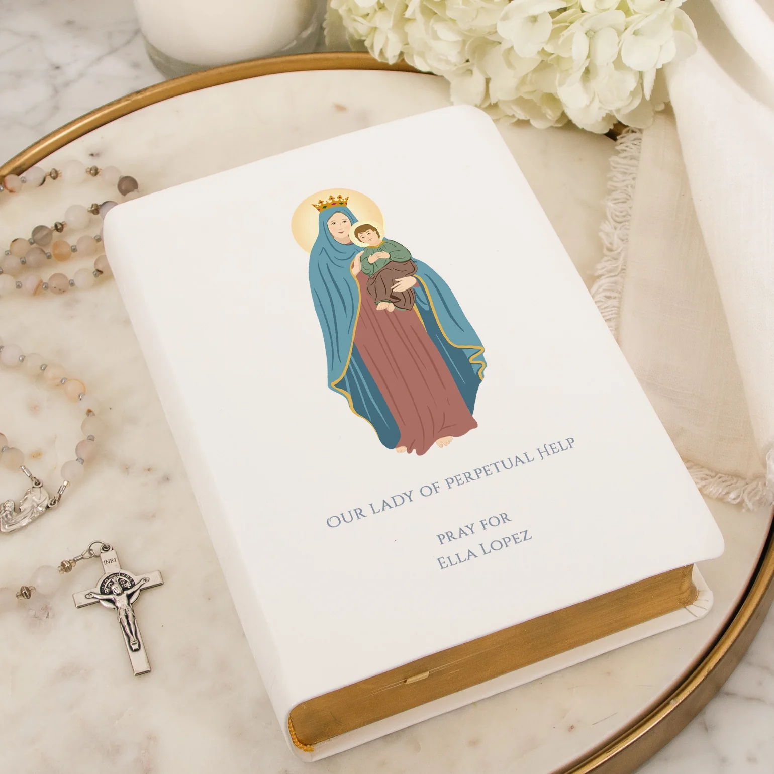 Personalized Our Lady of Perpetual Help Bible
