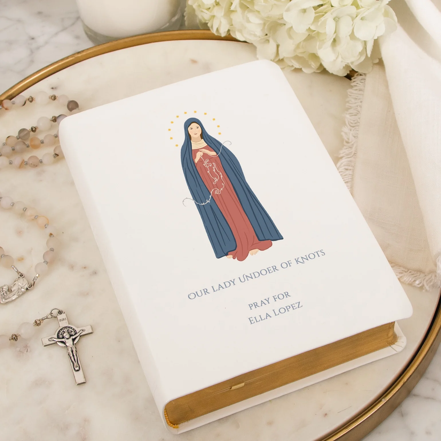 Personalized Our Lady Undoer of Knots Bible