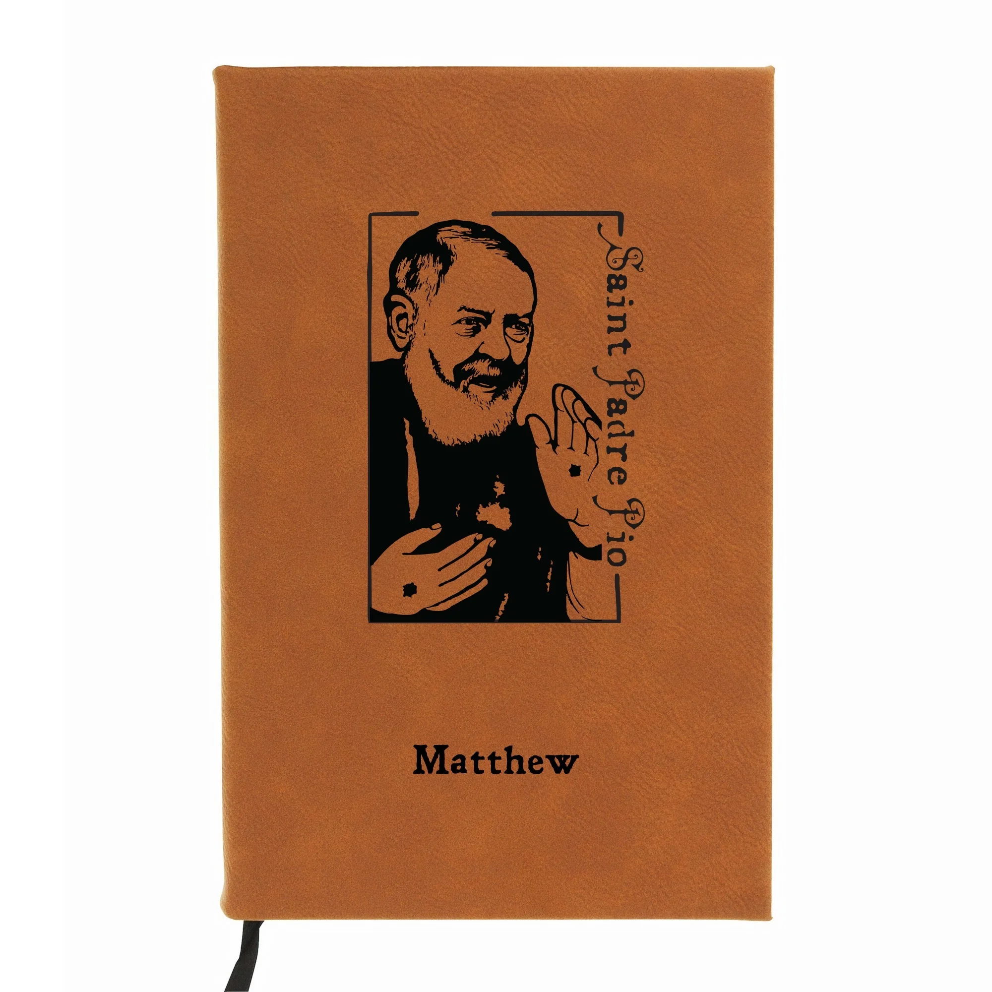 Personalized Padre Pio Journal - Image 2