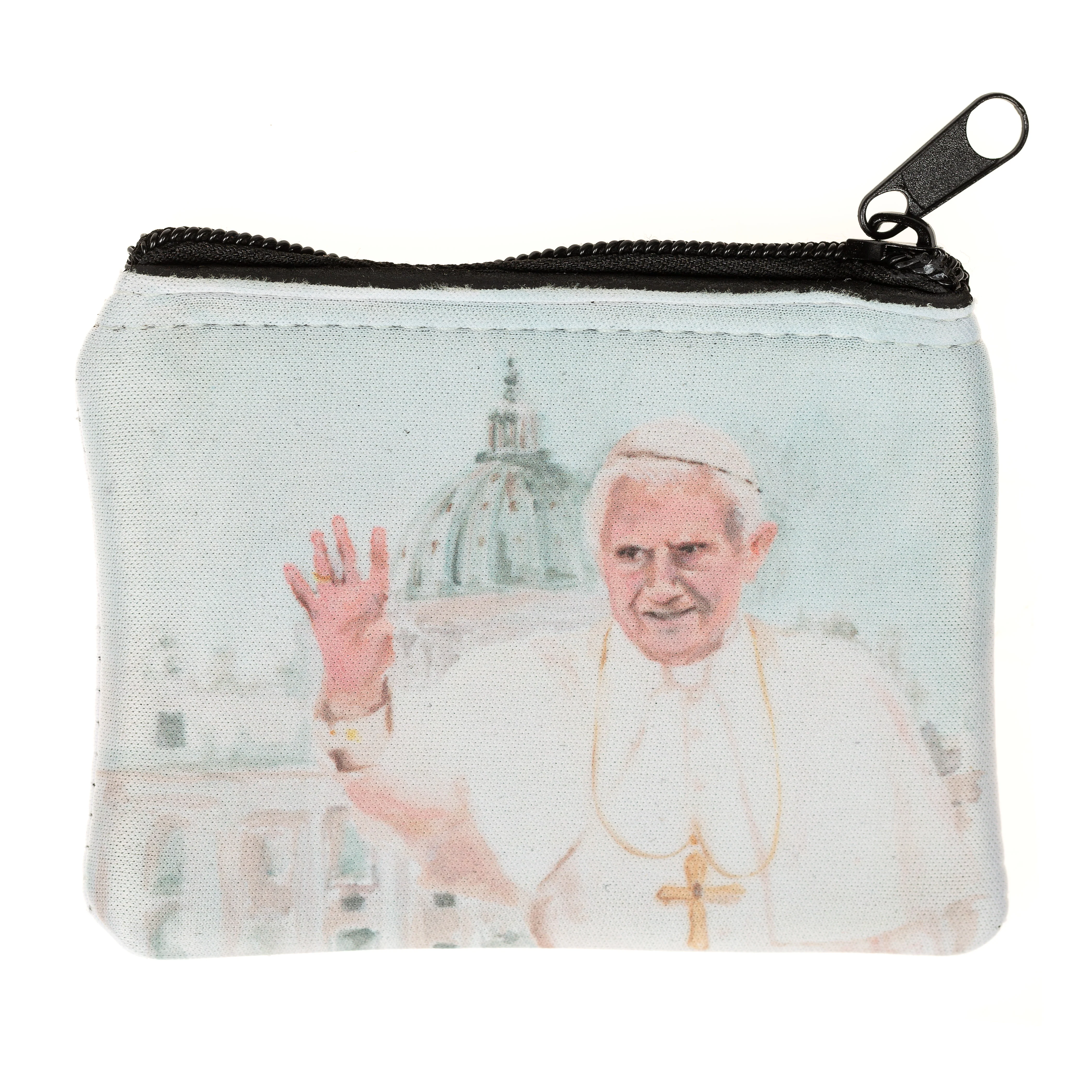 Personalized Pope Benedict XVI Rosary Pouch - Image 4