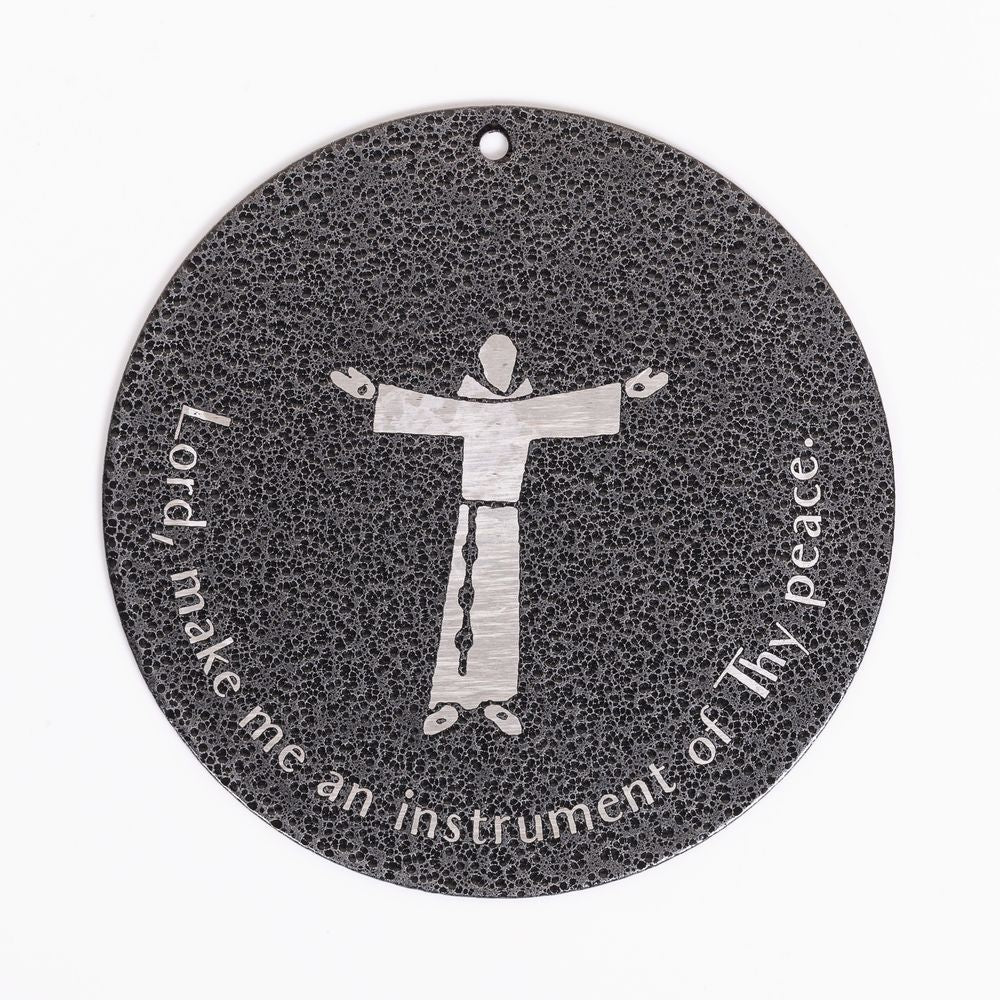 Personalized Prayer of St. Francis Wind Chimes - 30" - Image 5