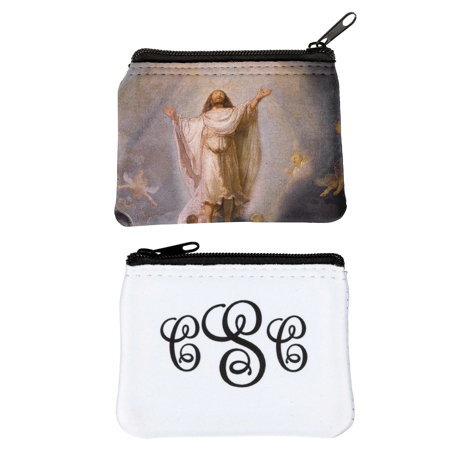 Personalized Rembrandt Ascension Rosary Pouch - Image 3