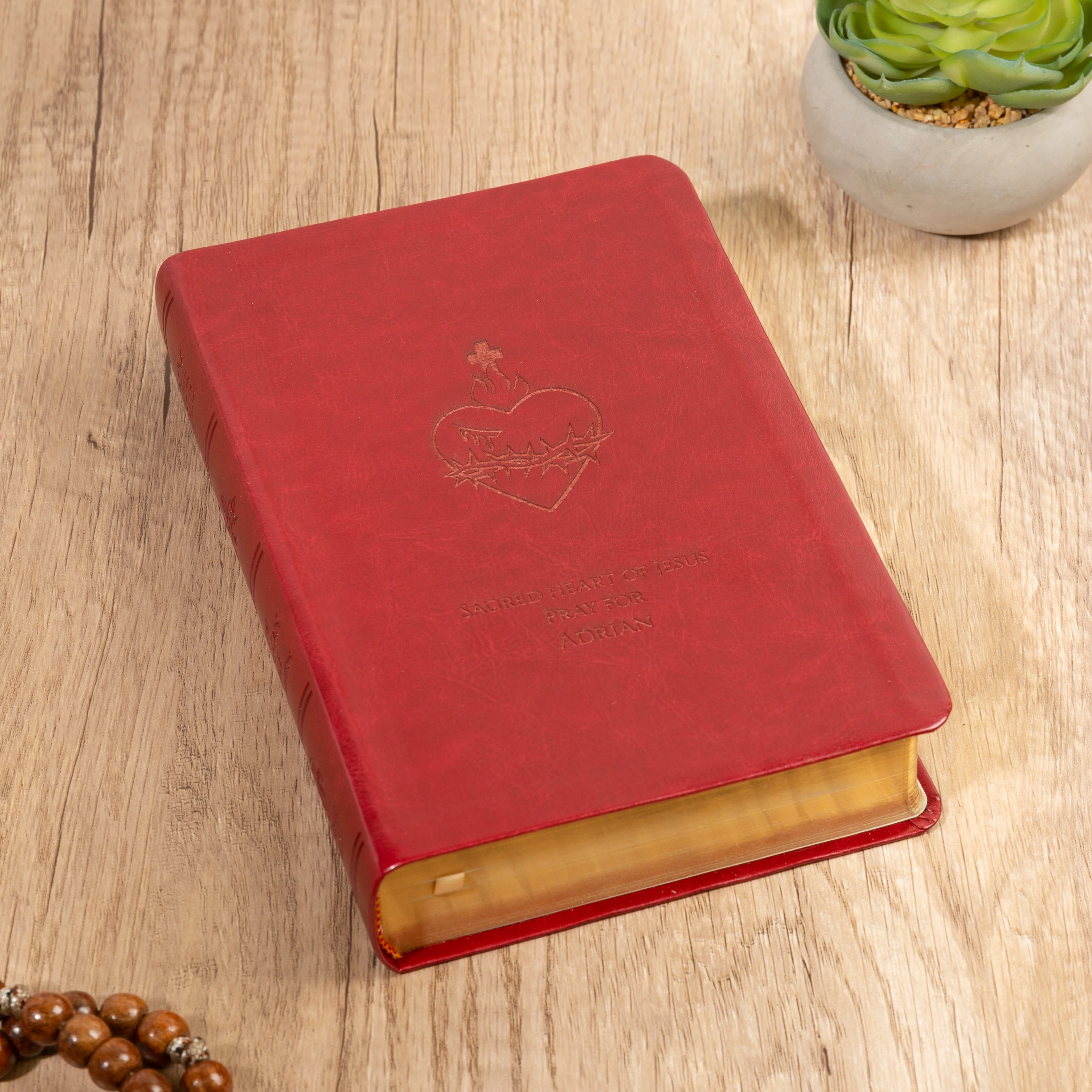 Personalized Sacred Heart of Jesus Bible - Image 2