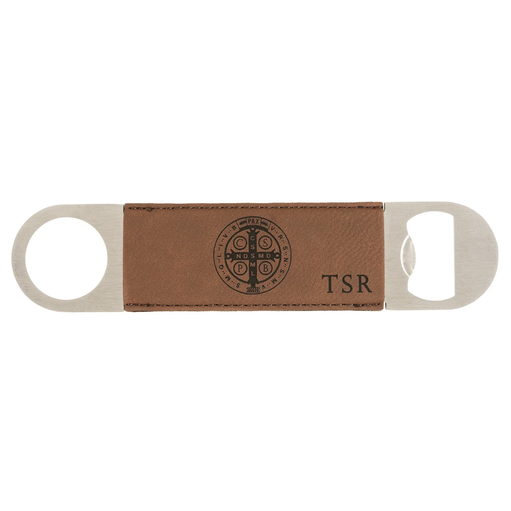 Personalized Saint Benedict Bottle Opener - Image 2