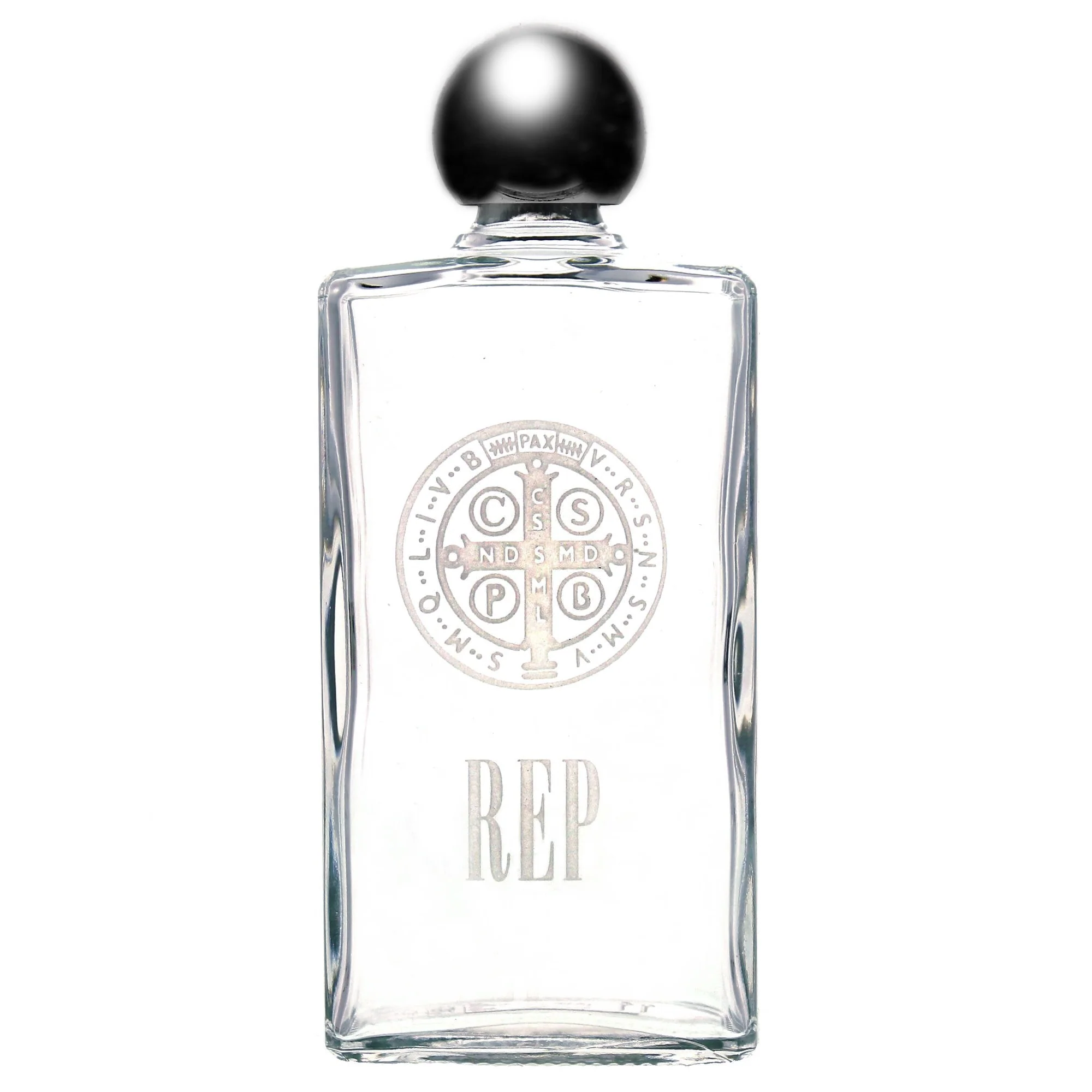 Personalized Saint Benedict Holy Water Bottle