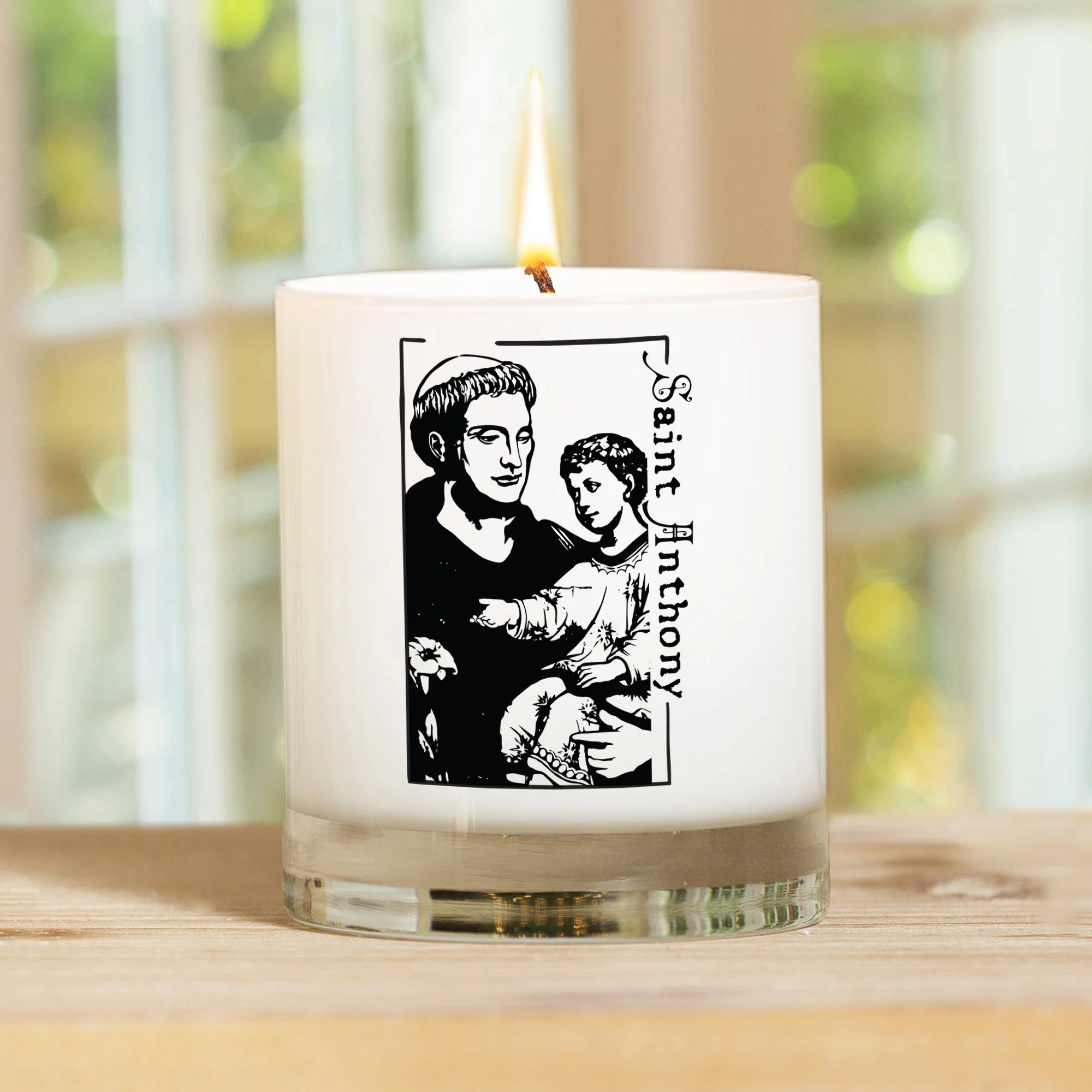 Personalized St. Anthony Confirmation Candle