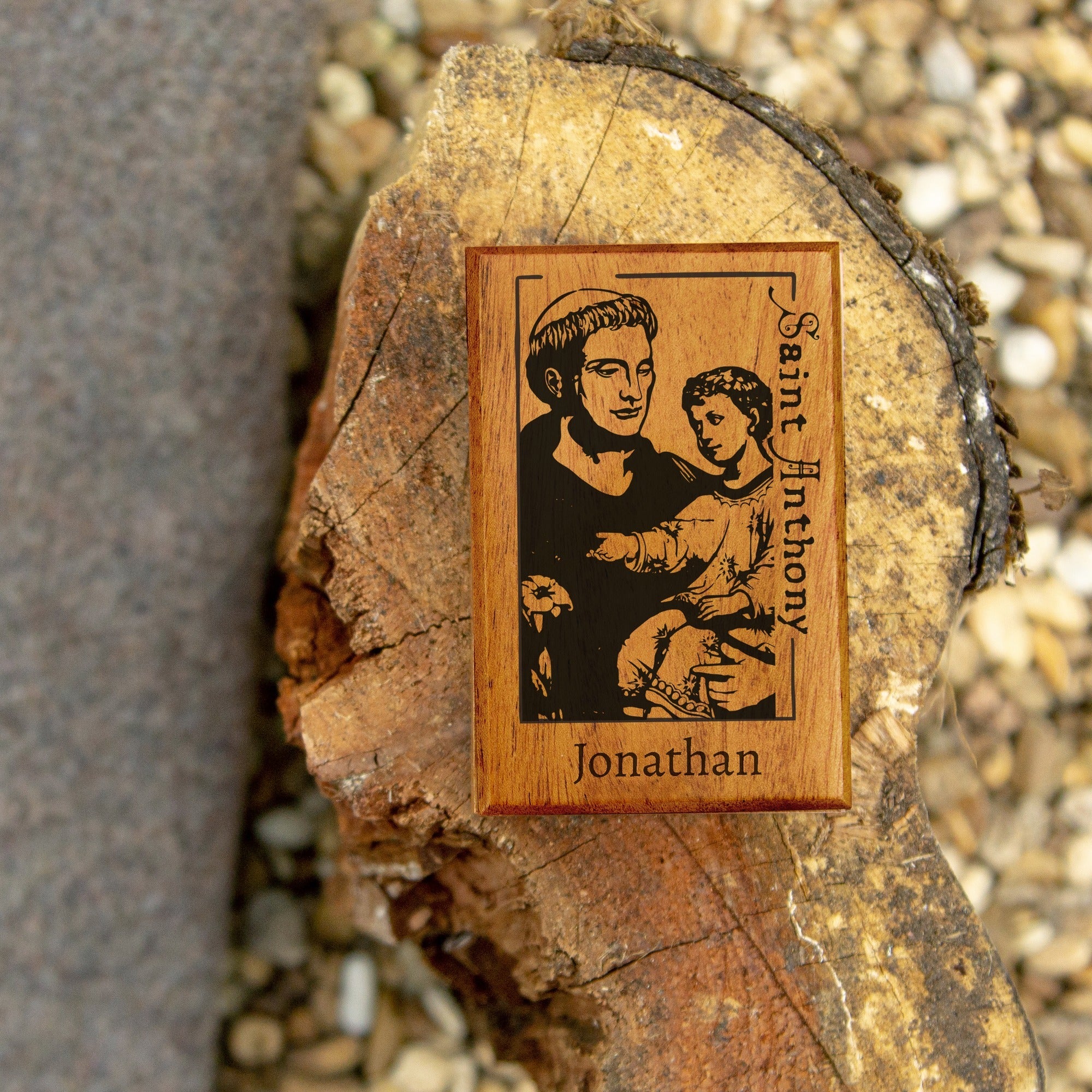 Personalized St. Anthony Keepsake Box