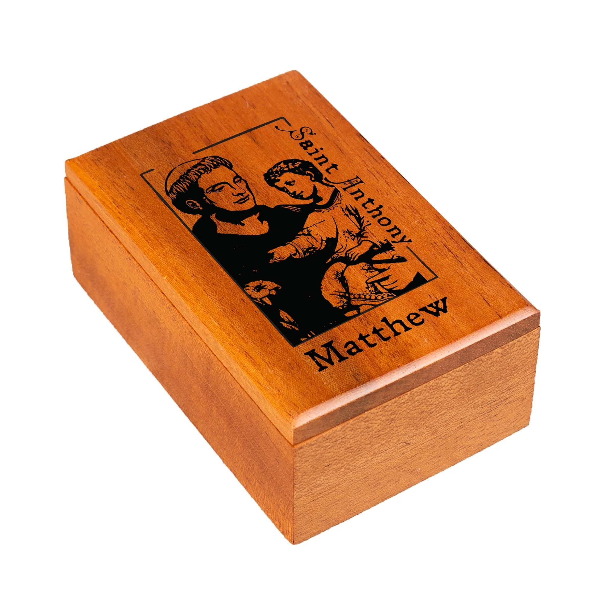 Personalized St. Anthony Keepsake Box - Image 2