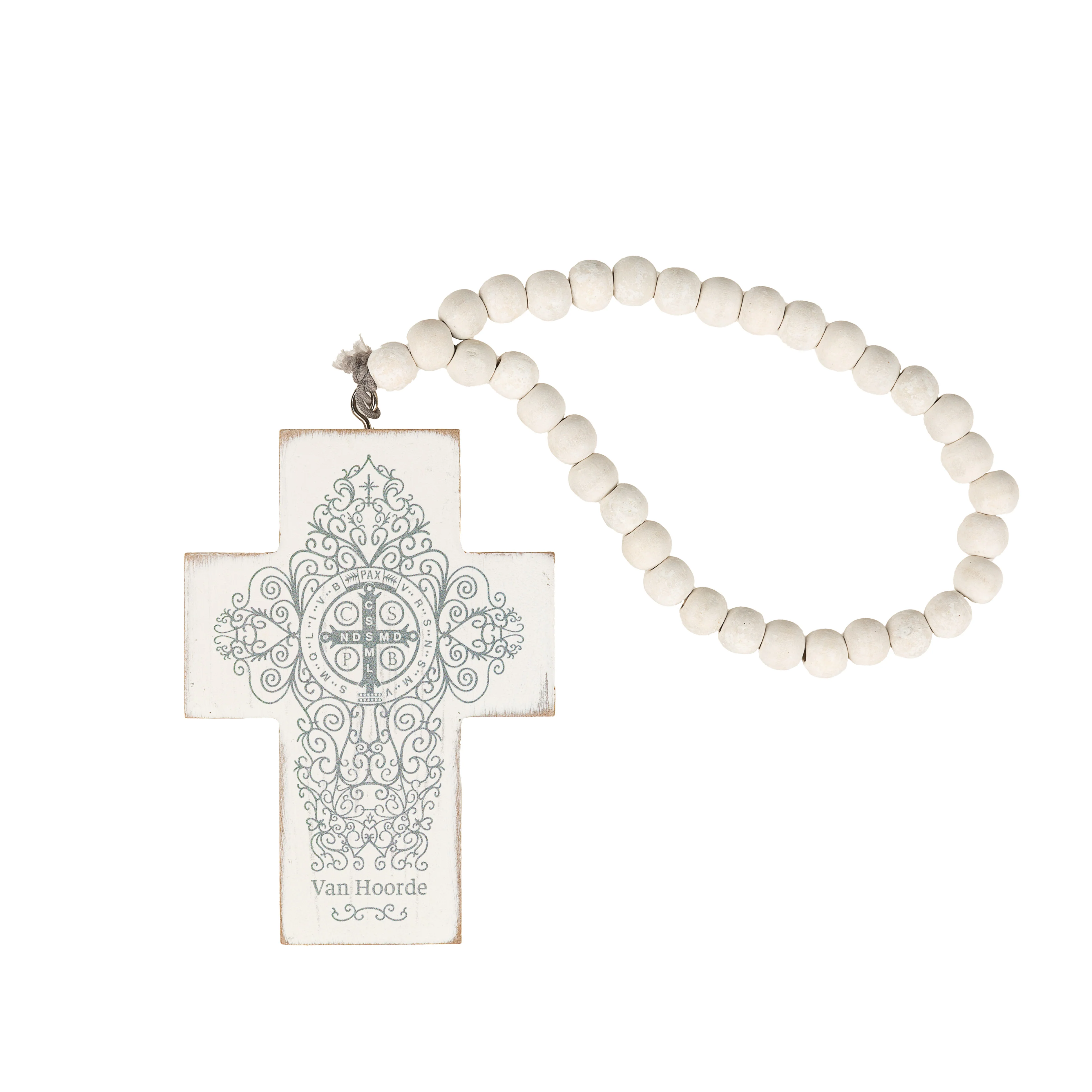 Personalized St. Benedict Filigree Home Blessing Cross - Image 3
