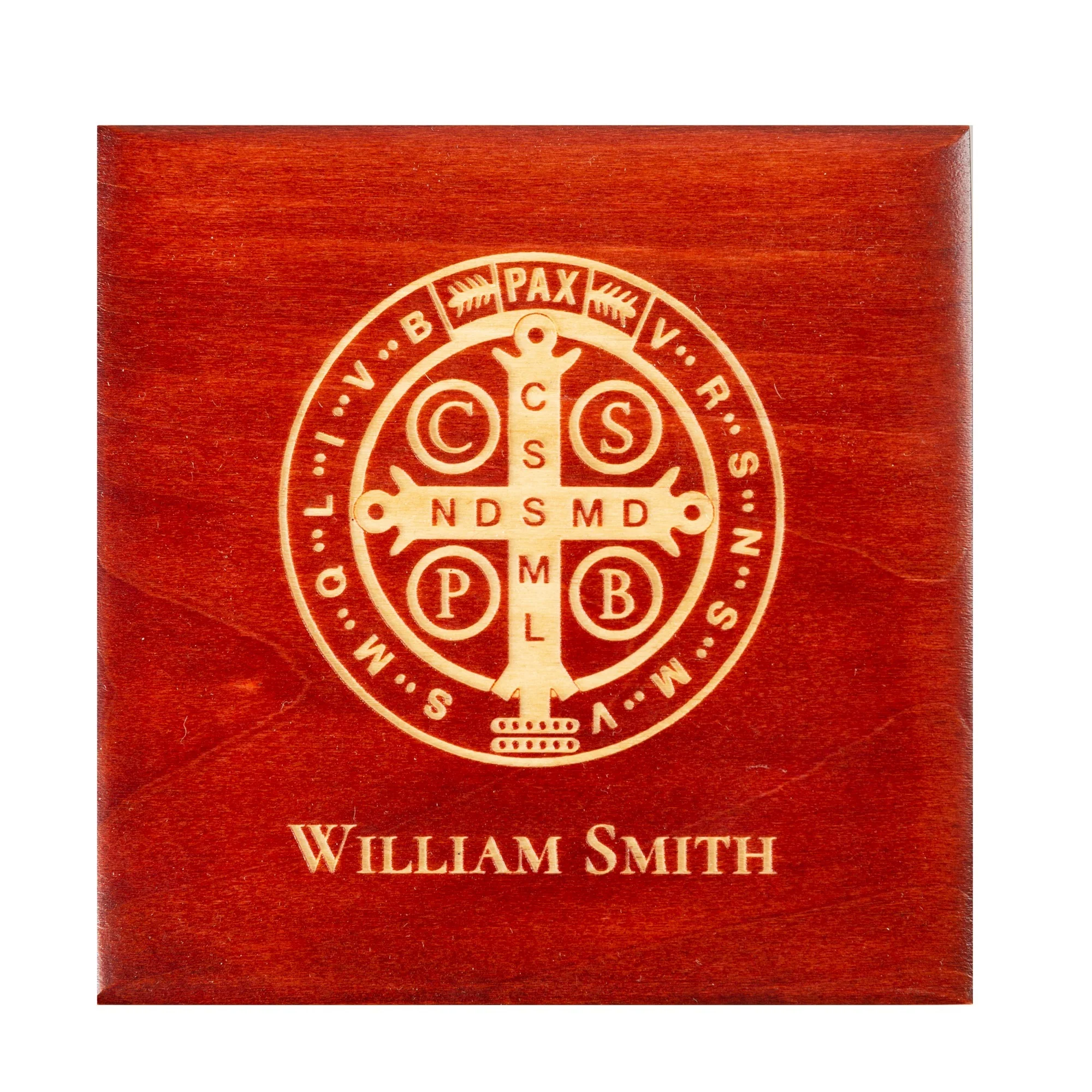Personalized St. Benedict Rosary Box - Image 2
