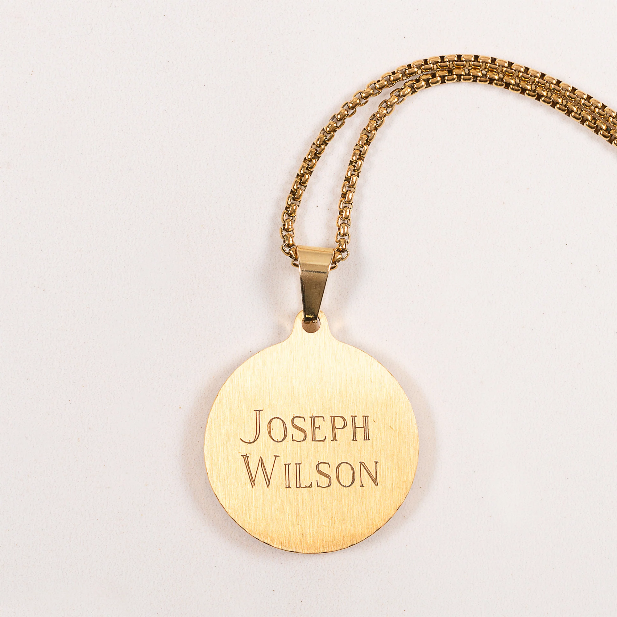 Personalized St. Carlo Acutis Round Picture Pendant Necklace - Image 2