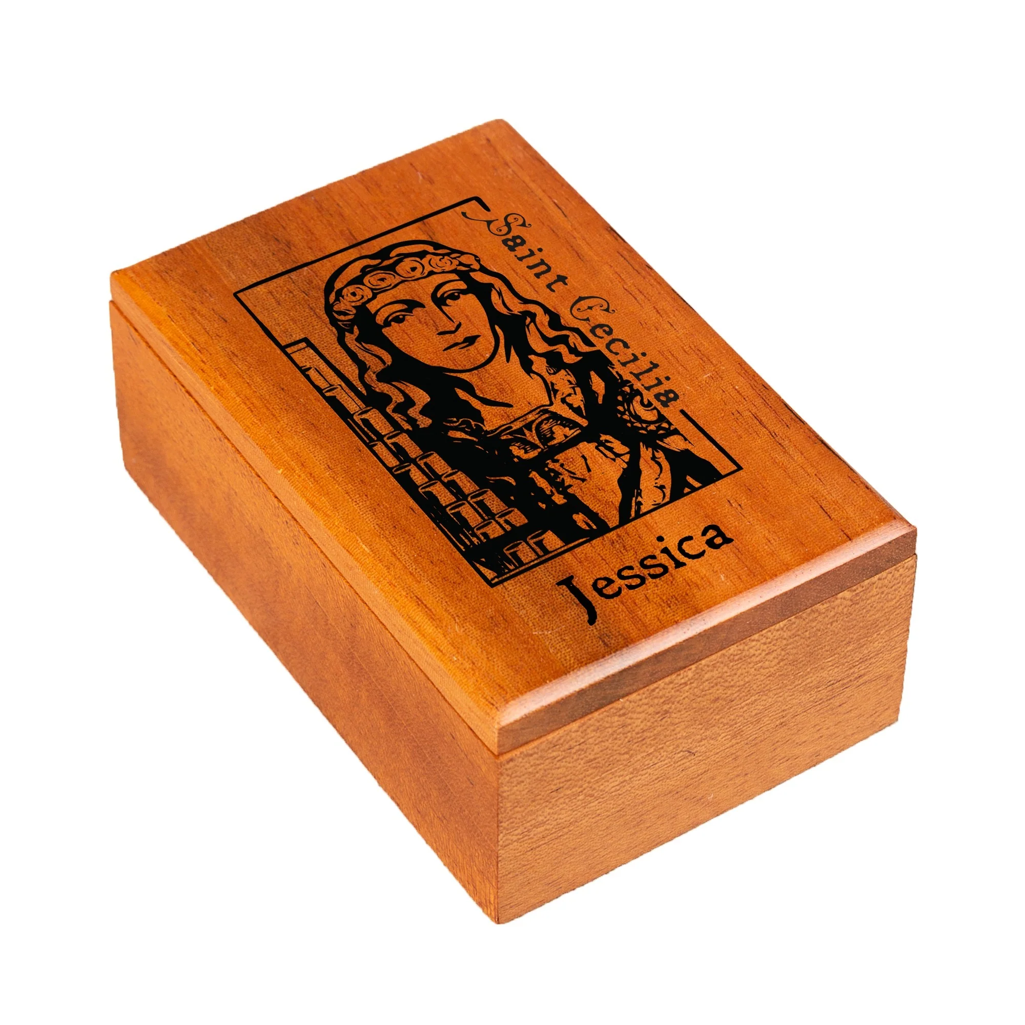 Personalized St. Cecilia Keepsake Box - Image 2