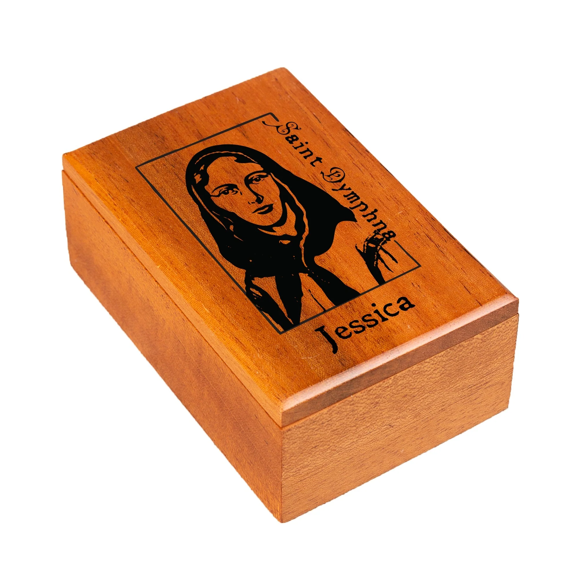 Personalized St. Dymphna Keepsake Box - Image 2