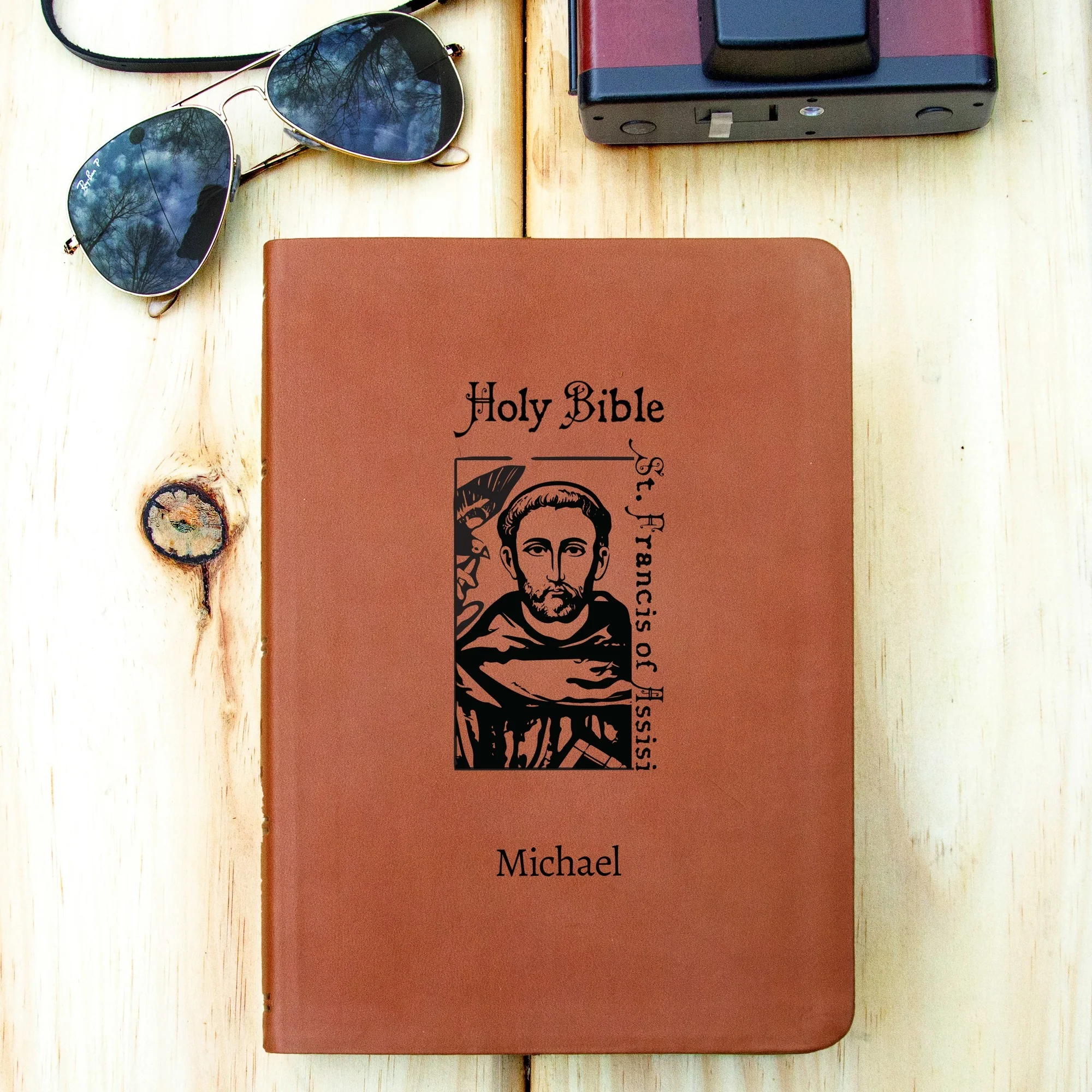 Personalized St. Francis Assisi Bible - Image 2