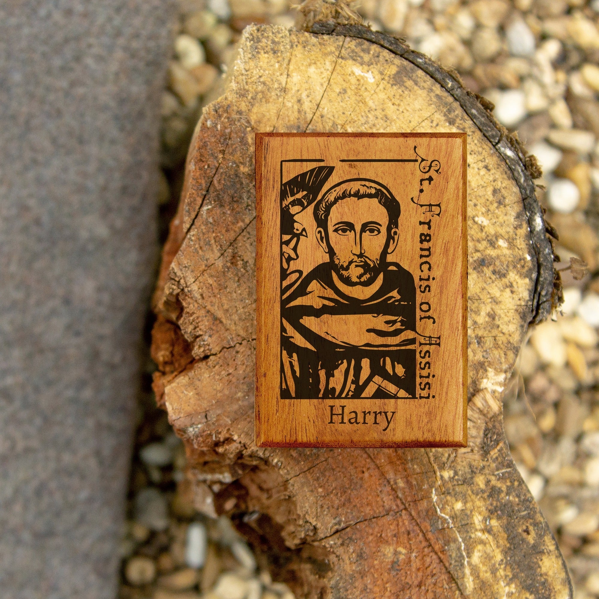 Personalized St. Francis of  Assisi Keepsake Box