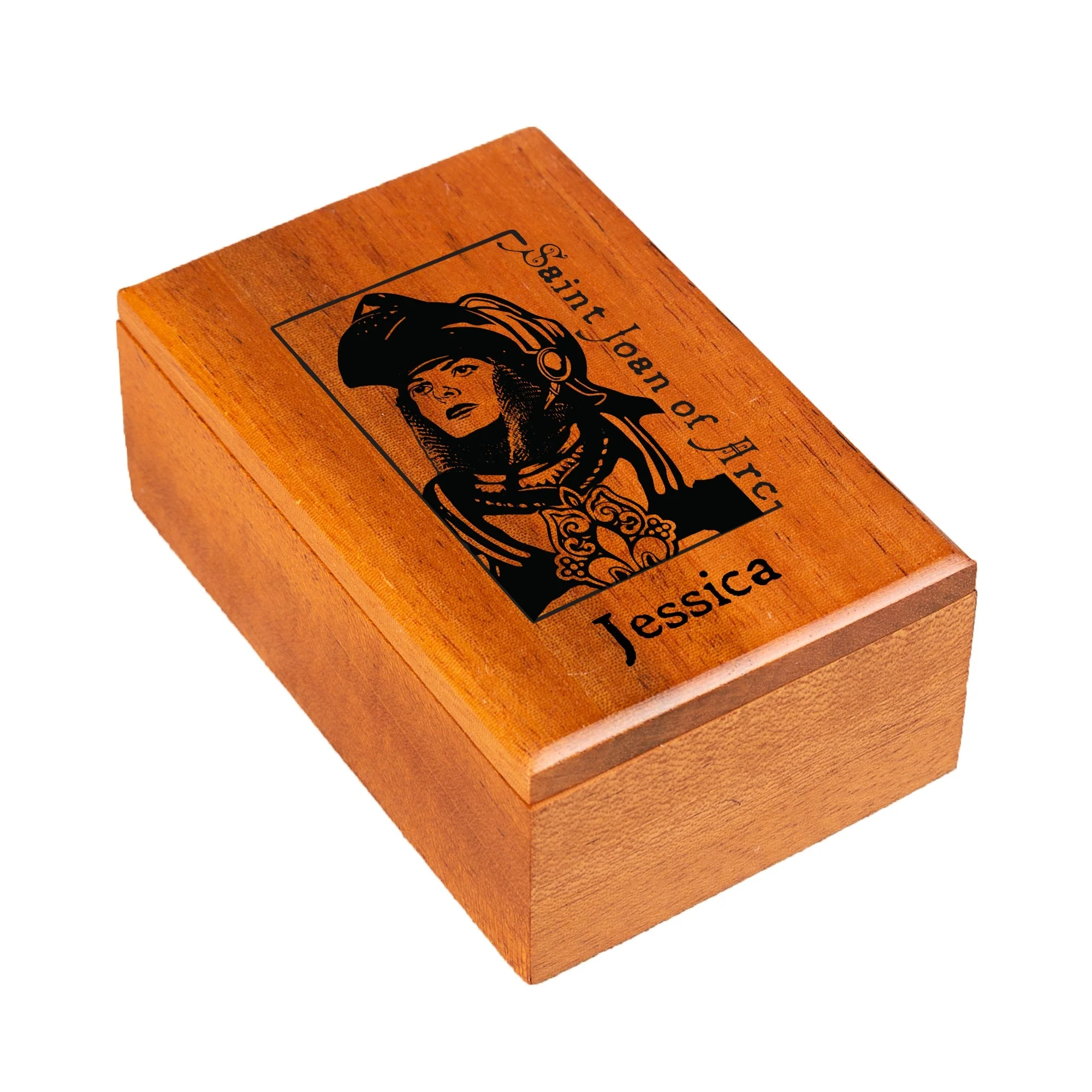 Personalized St. Joan of Arc Keepsake Box