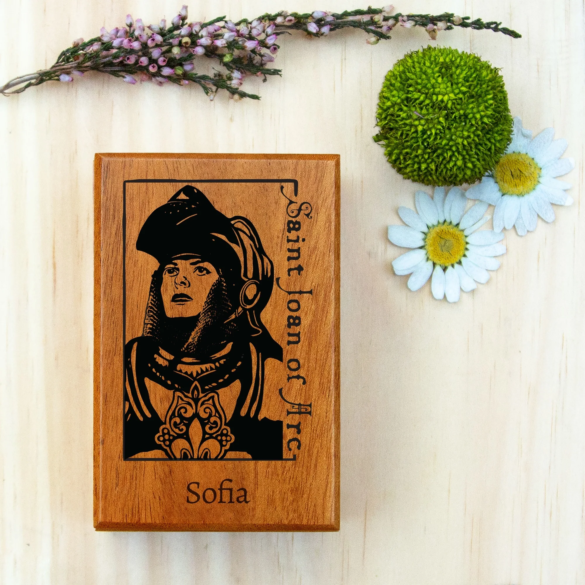 Personalized St. Joan of Arc Keepsake Box - Image 2