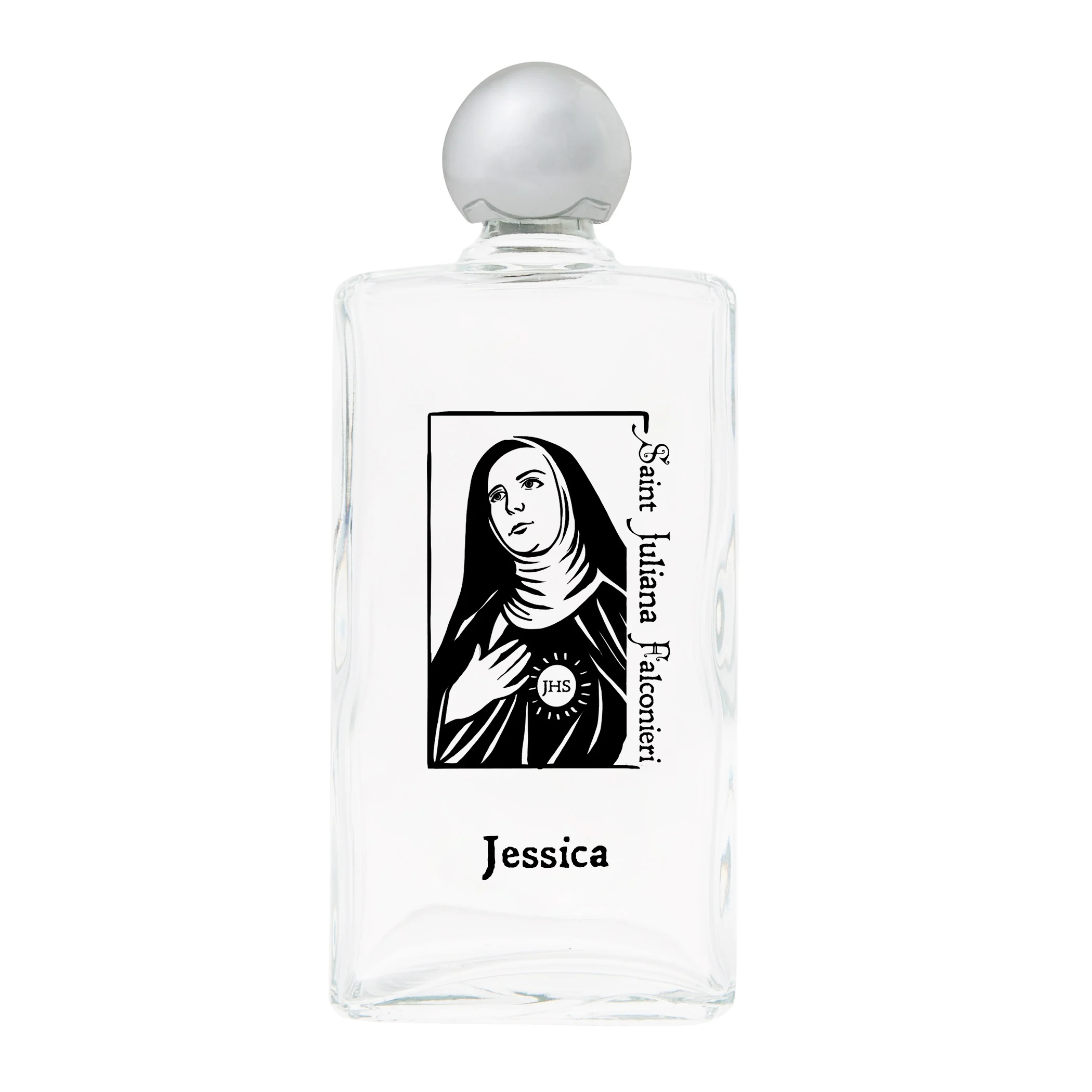Personalized St Juliana Holy Water Bottle - Image 2