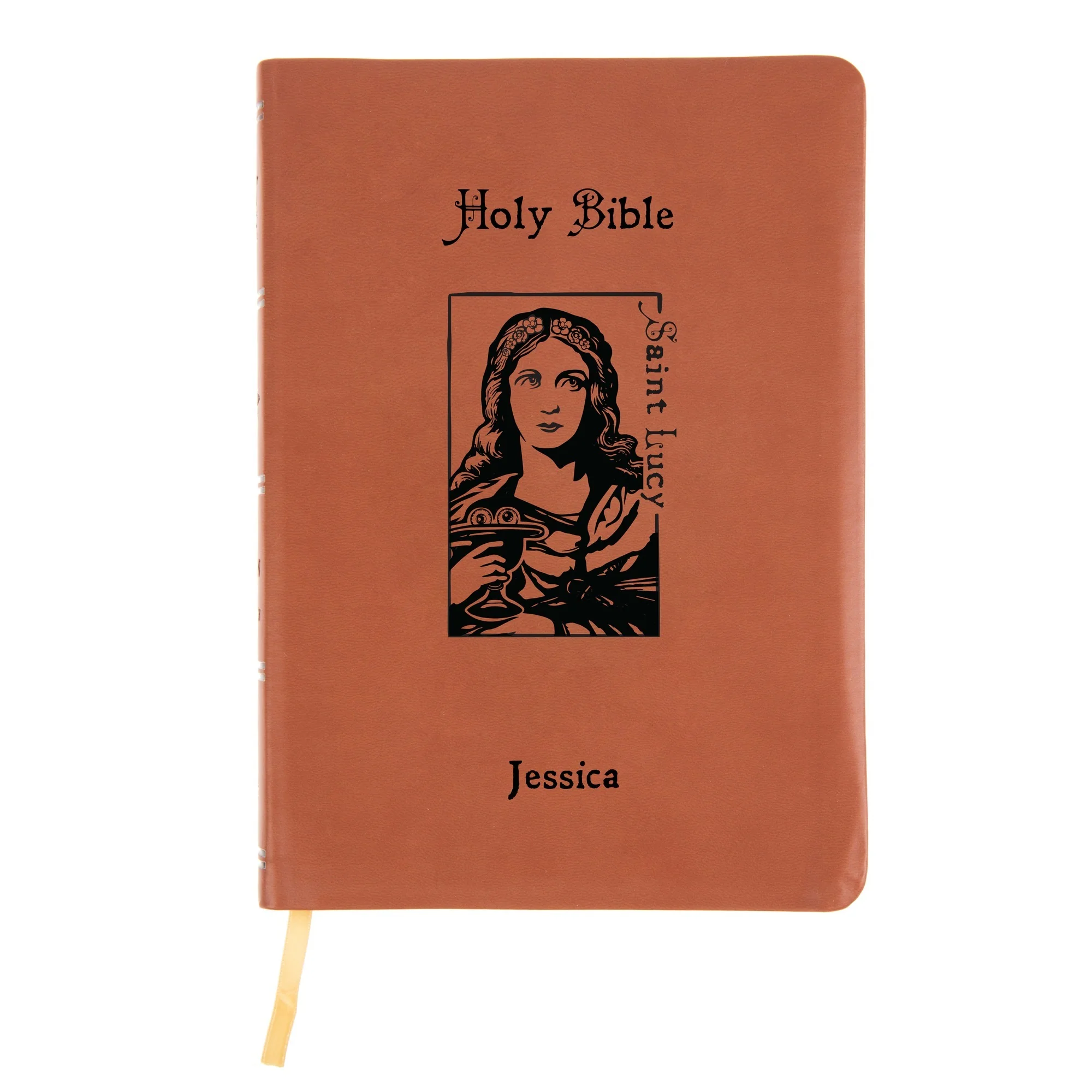 Personalized St. Lucy Bible - Image 2